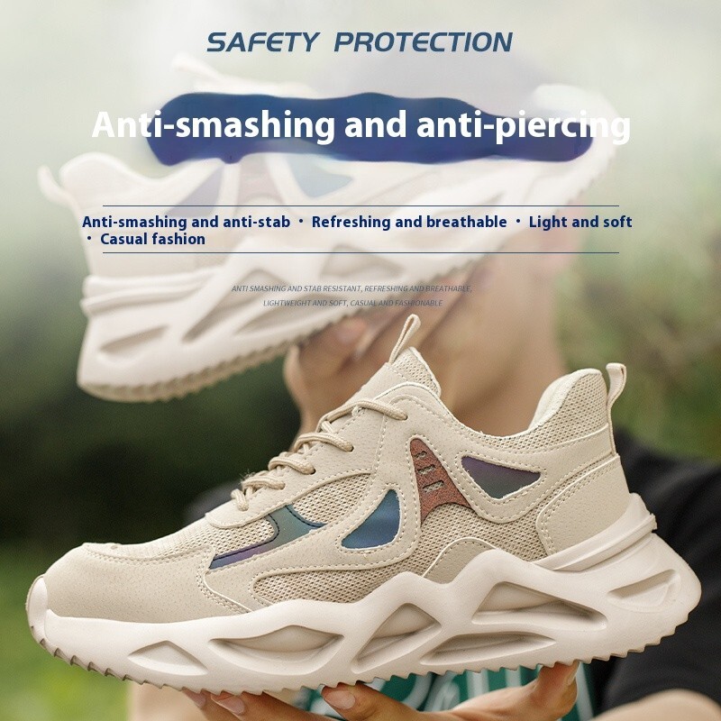 Best Mens Work Boots Steel Toe Safety Shoes Indestructible Sneakers Lightweight
