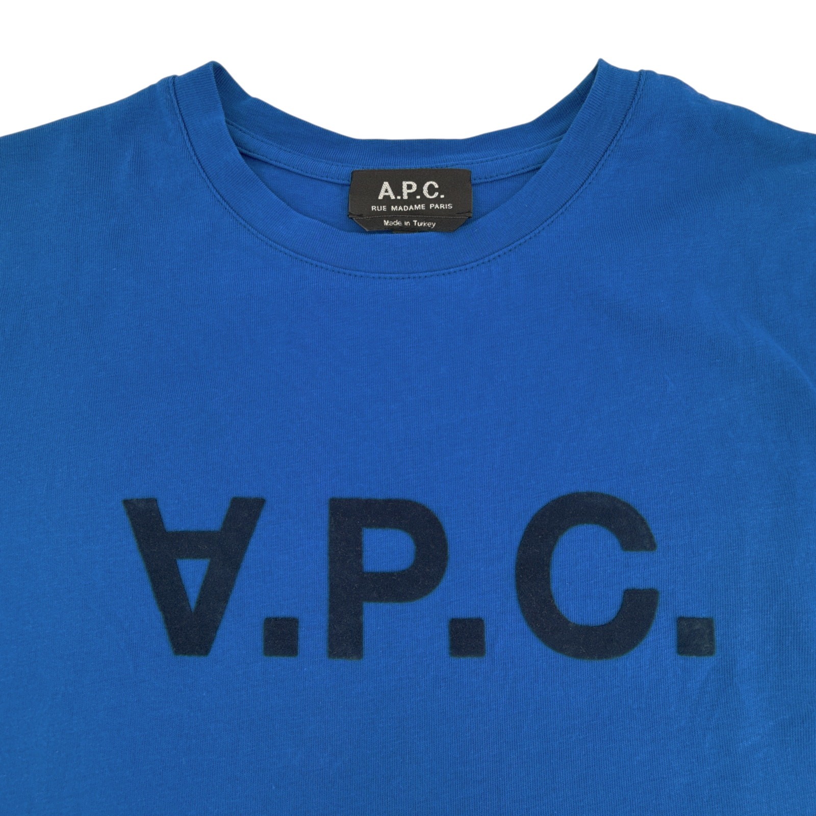 A.P.C. VPC Logo Tee Royal Blue XS