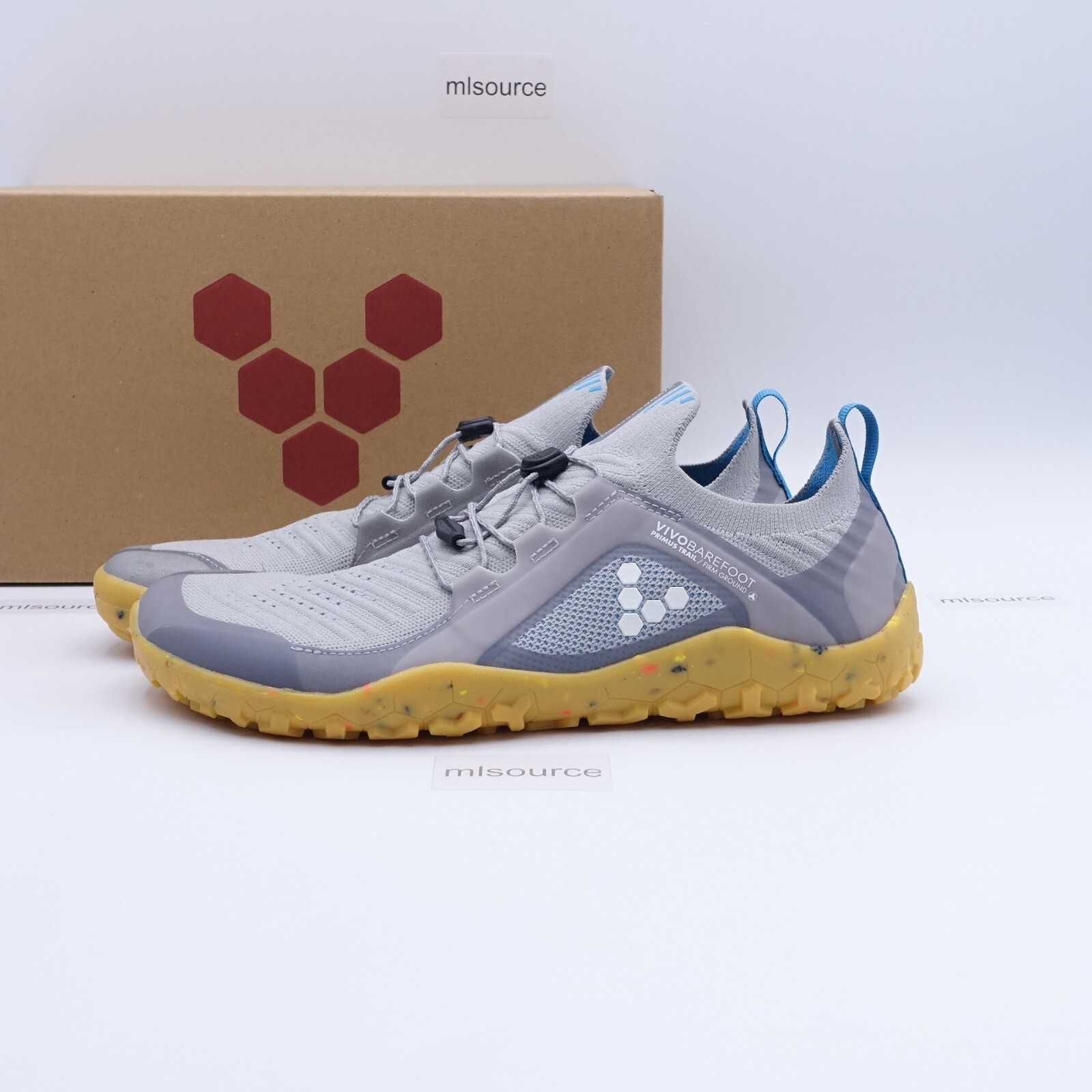 VivoBarefoot Men’s Primus Trail Knit FG Minimalist Trail Running Shoes 306099-07