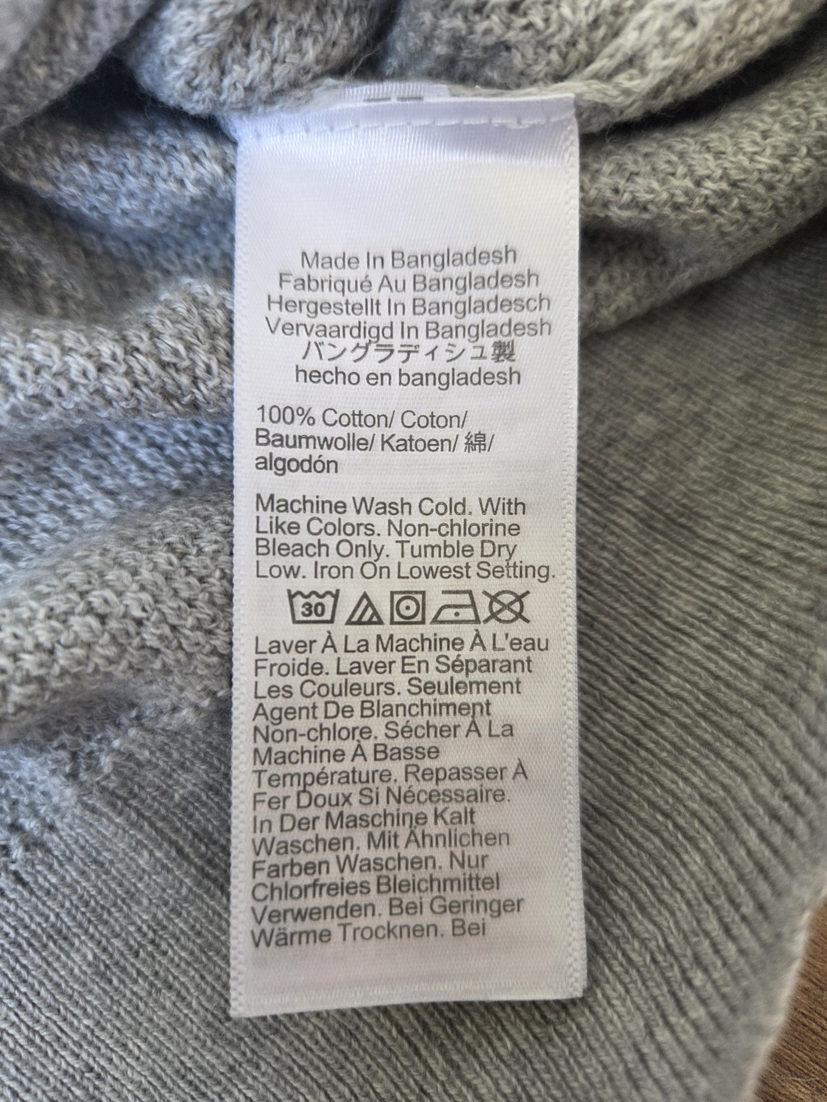 J. Crew Men’s Casual Gray Fine Knitted 100% Cotton Crewneck Sweater Size XL
