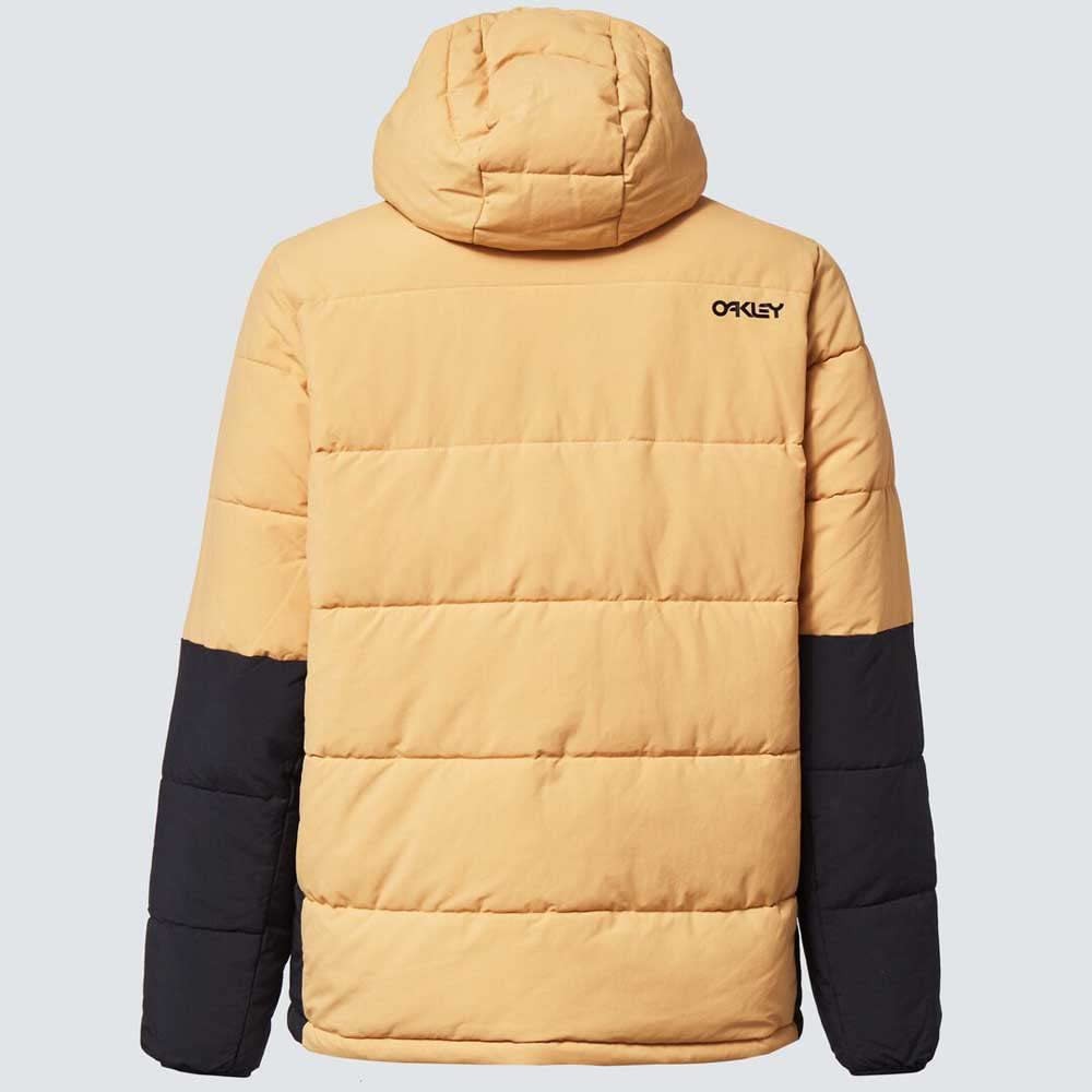 Oakley Standard Tahoe Puffy RC Jacket, Light Curry/Blackout, Large