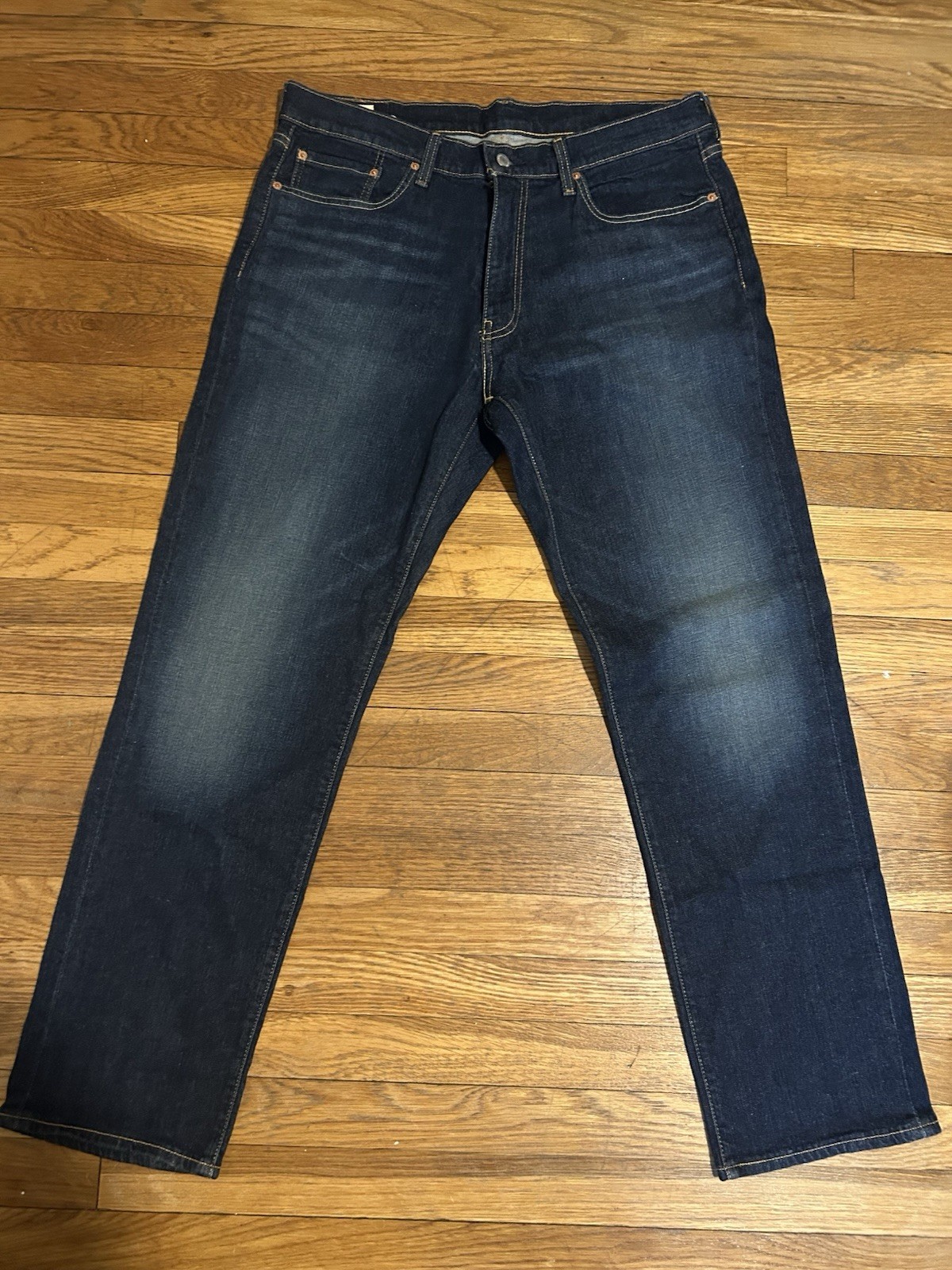Levi’s 541 Athletic Taper Jeans Men 36×32 Blue Stretch Denim