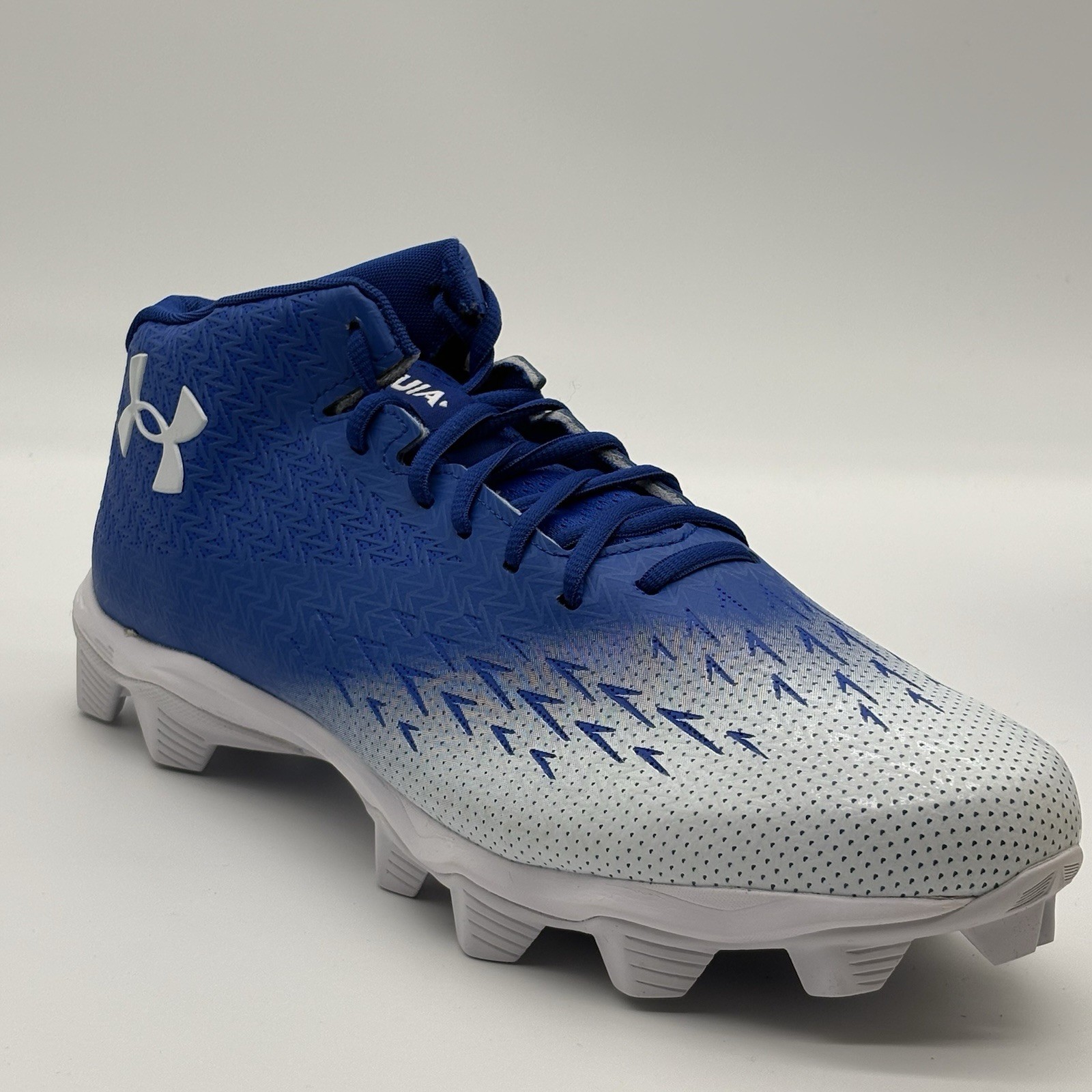 Under Armour Spotlight Franchise RM 4.0 Royal Blue Football Cleats Mens Size 12