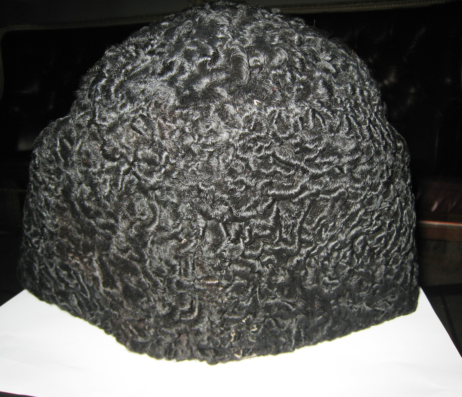 KARAKUL PAKOL KARZAI AFGHAN FUR HAT LAMB WOOL CURLY JINNAH CAP ASTRAKHAN QARAQUL