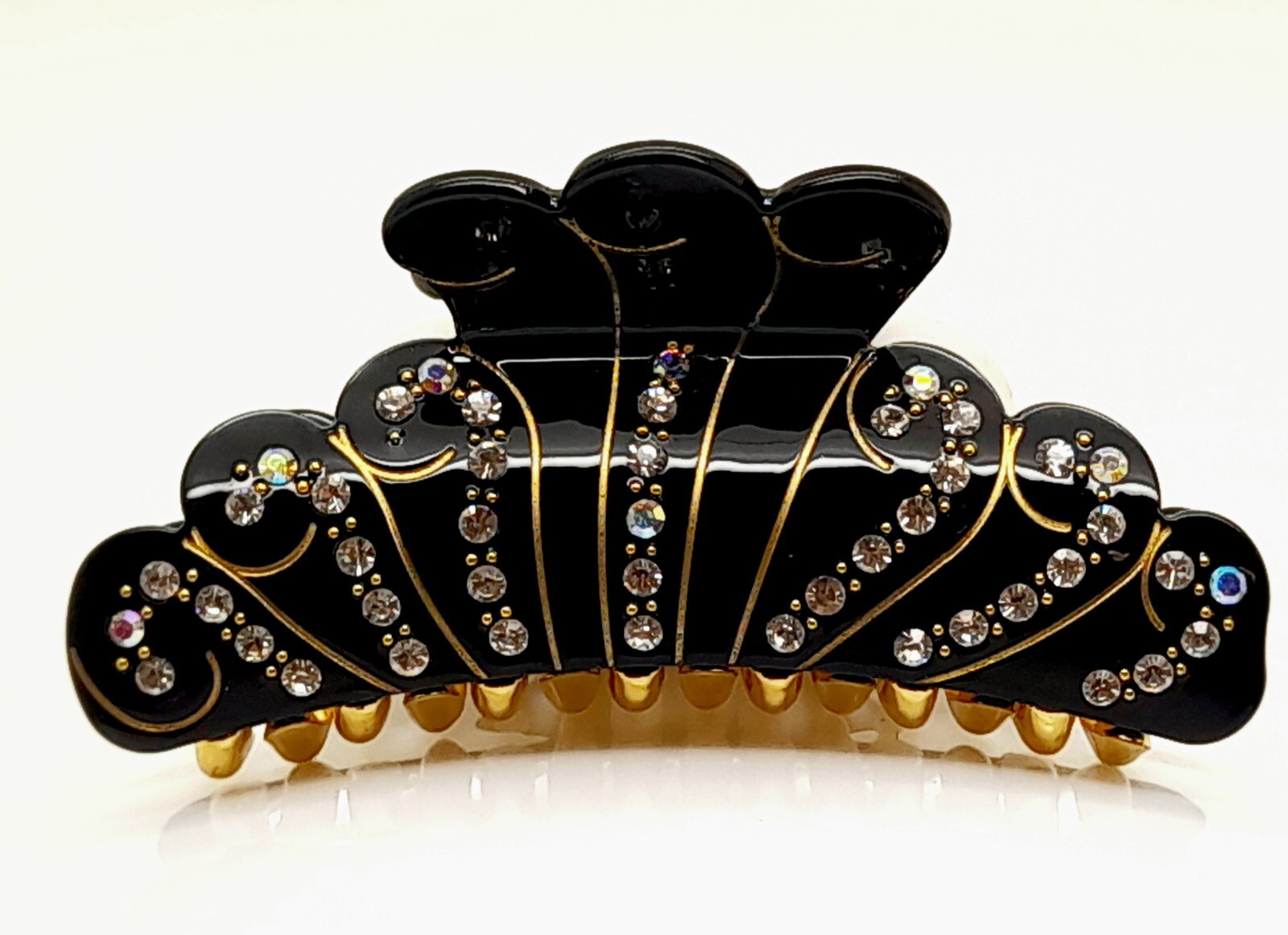 large size with rhinestone black Acrylic Claw Clip hair accessory Gift item