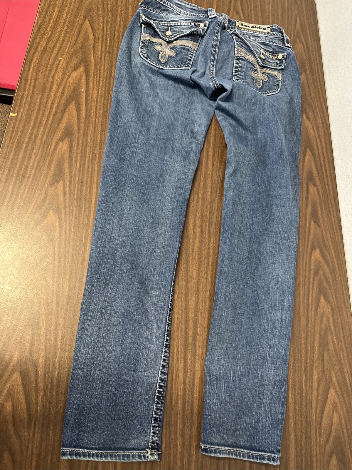 Rock Revival Stephanie Skinny Jeans Women’s 31×31 1/2” Medium Wash Stretch Denim