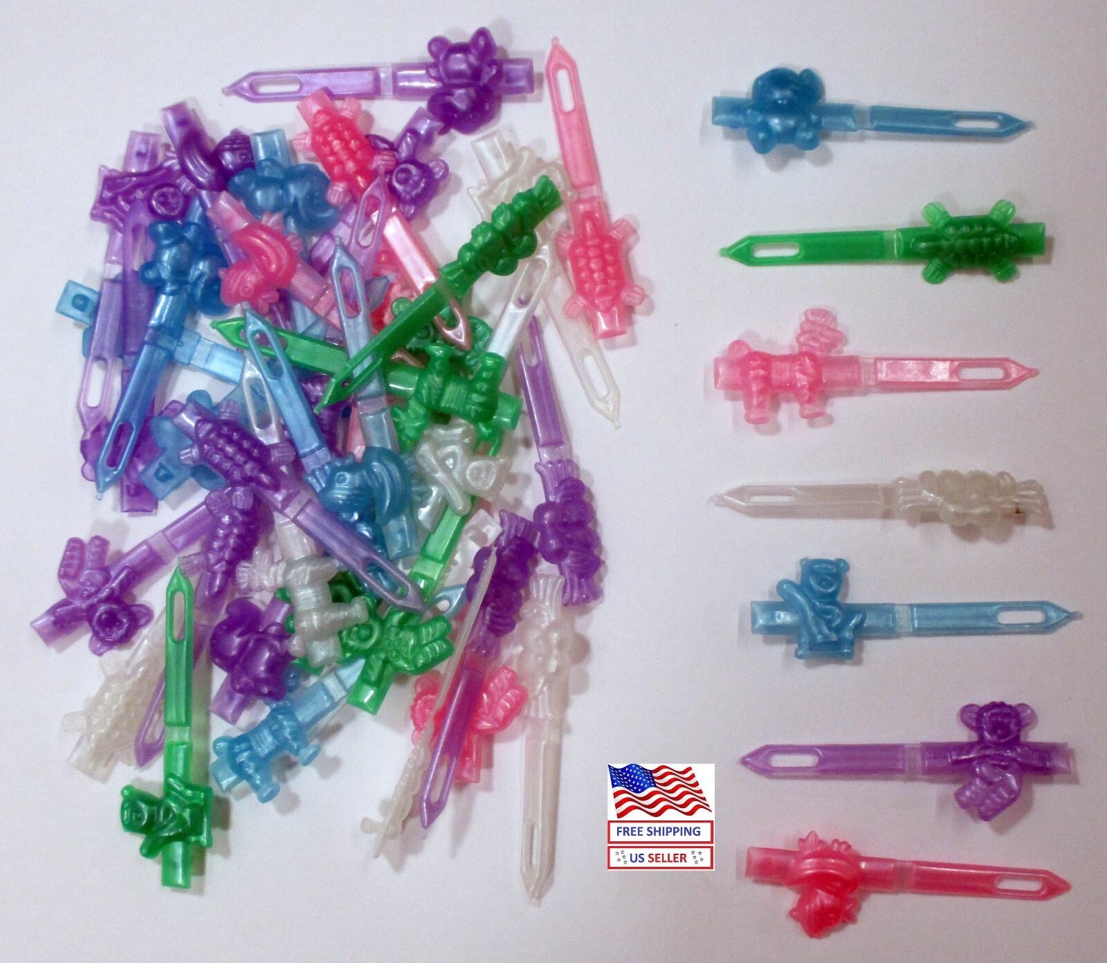 ANIMAL STYLE HAIR BARRETTES, PLASTIC , “Random colorand design only” — HB121