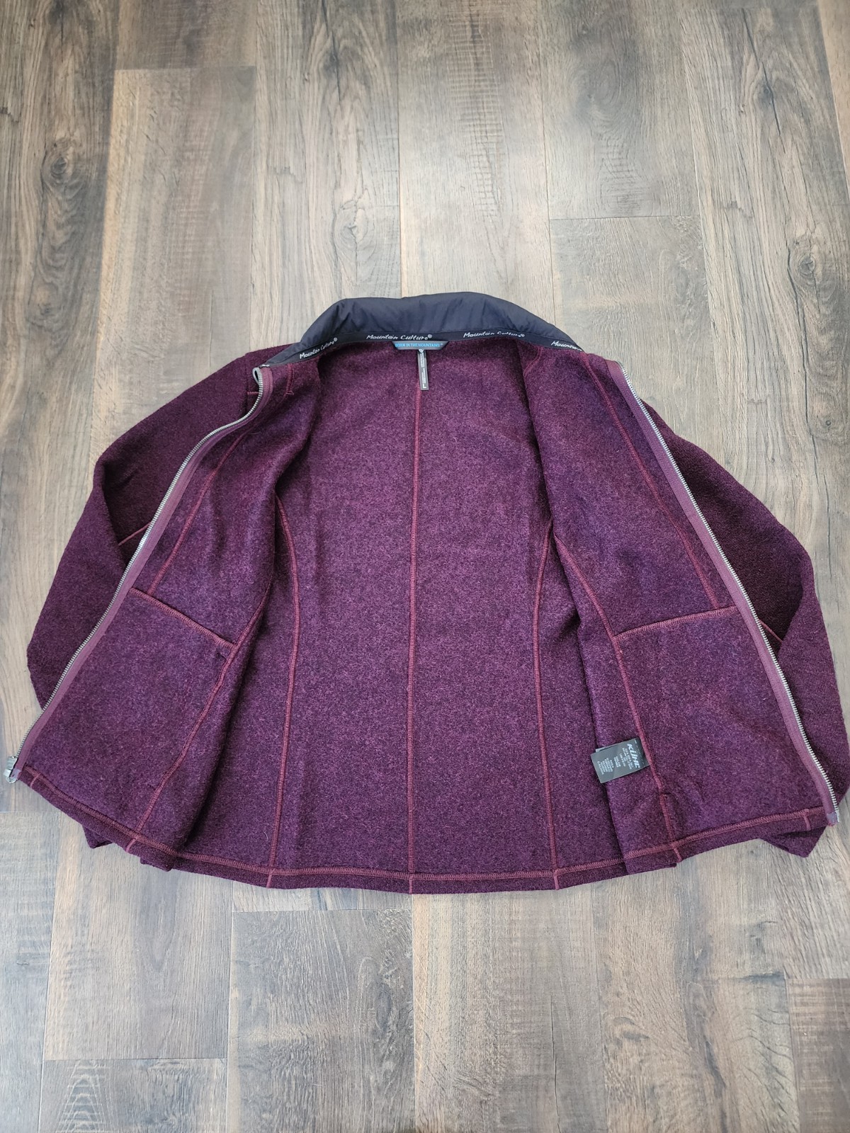 KÜHL Stella Full Zip Fleece Jacket – Women’s Size Large (L) – Plum / Burgundy