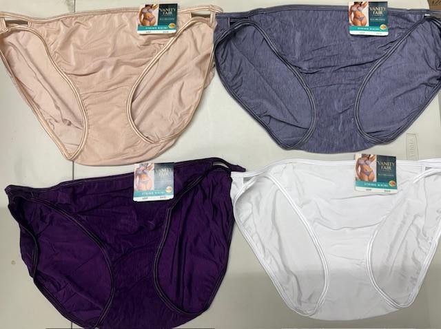 4 pc VANITY FAIR String Bikini Panty ILLUMINATION 18108/18810 MIX 9 ~ 10 ~ 11