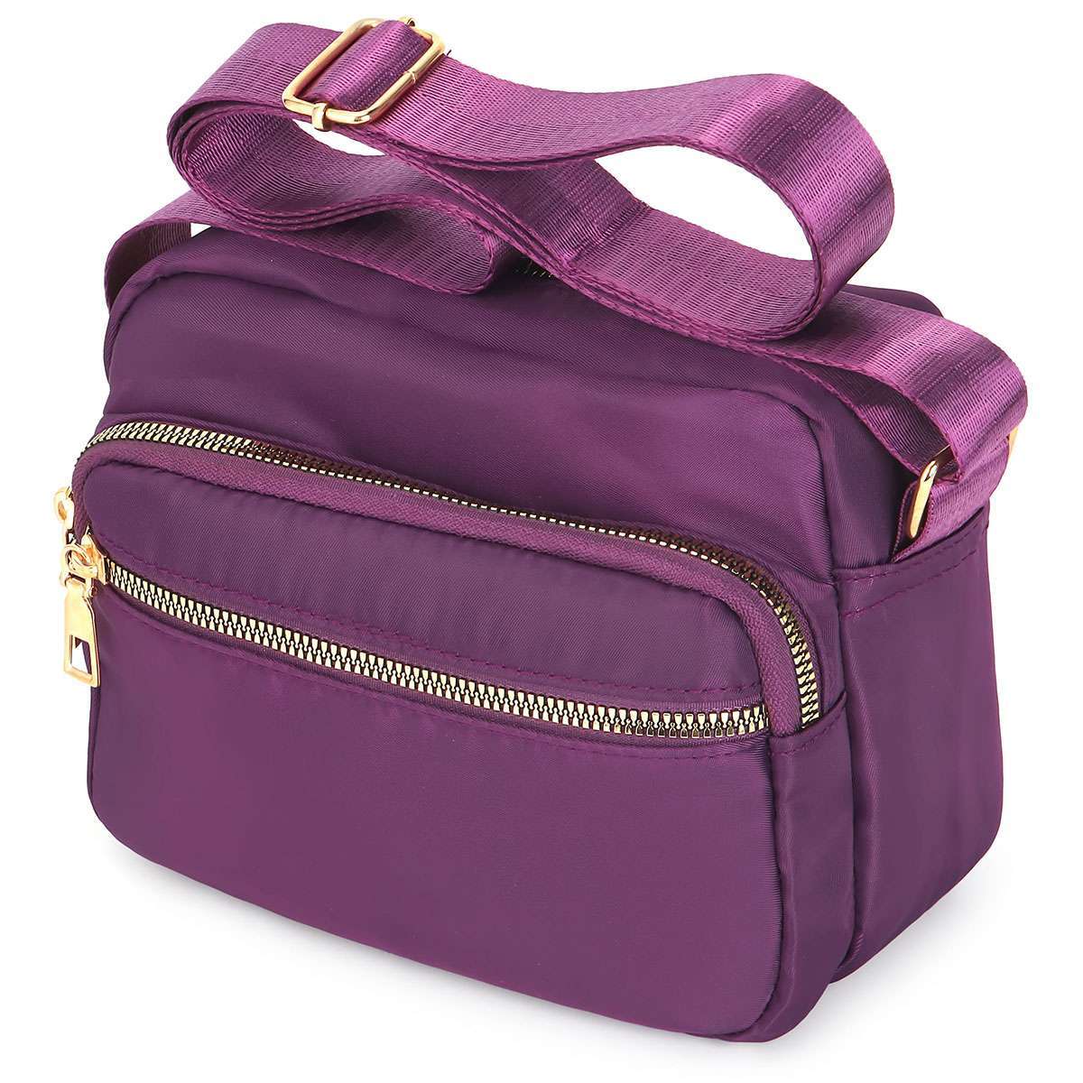 Messenger Handbag Waterproof Women Ladies Multi Pocket Cross Body Shoulder Bag