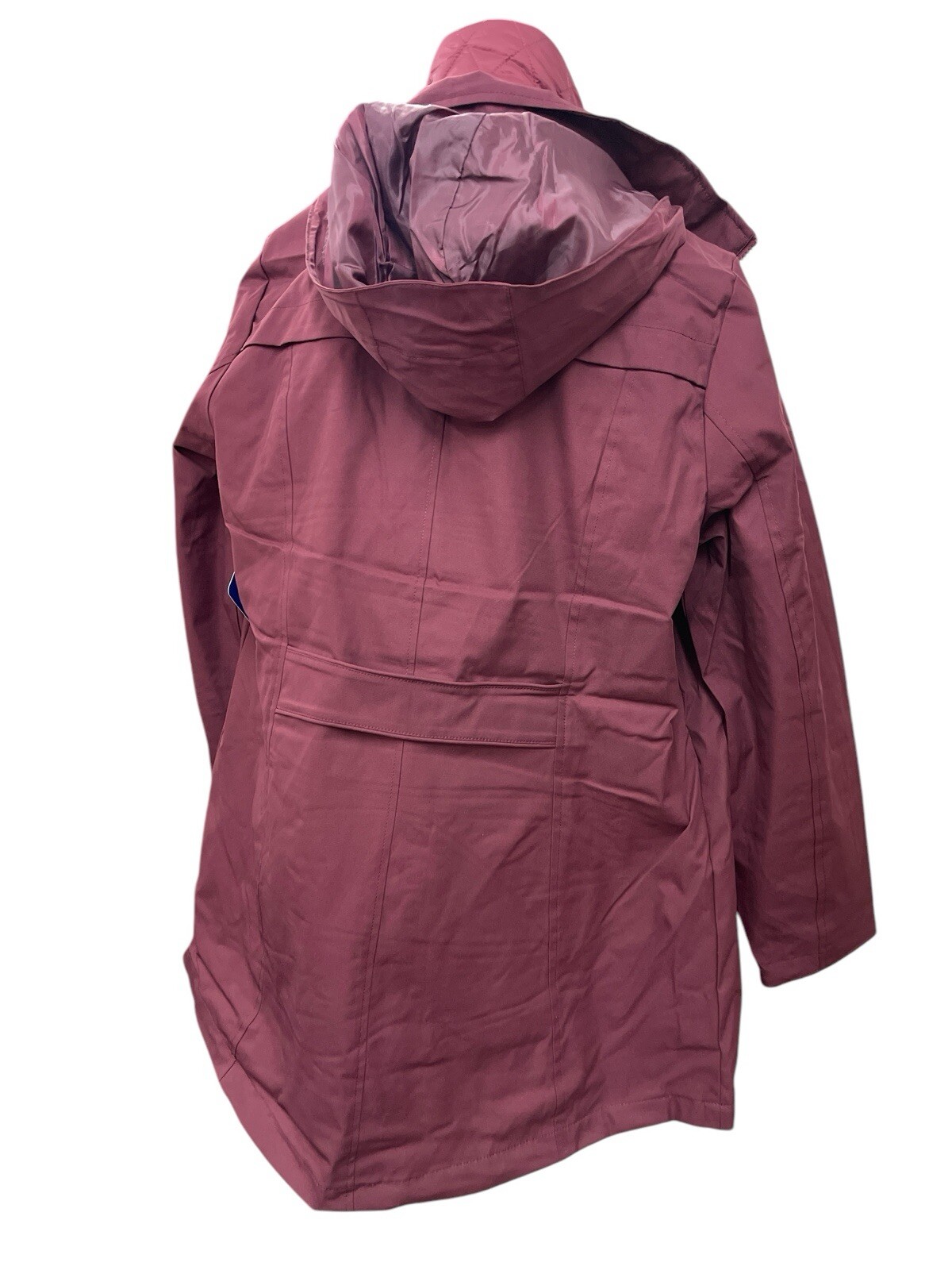 Lands’ End Ladies’ 3-in-1 Systems Jacket w/ Hood & Vest RED Choose Your Size NWT