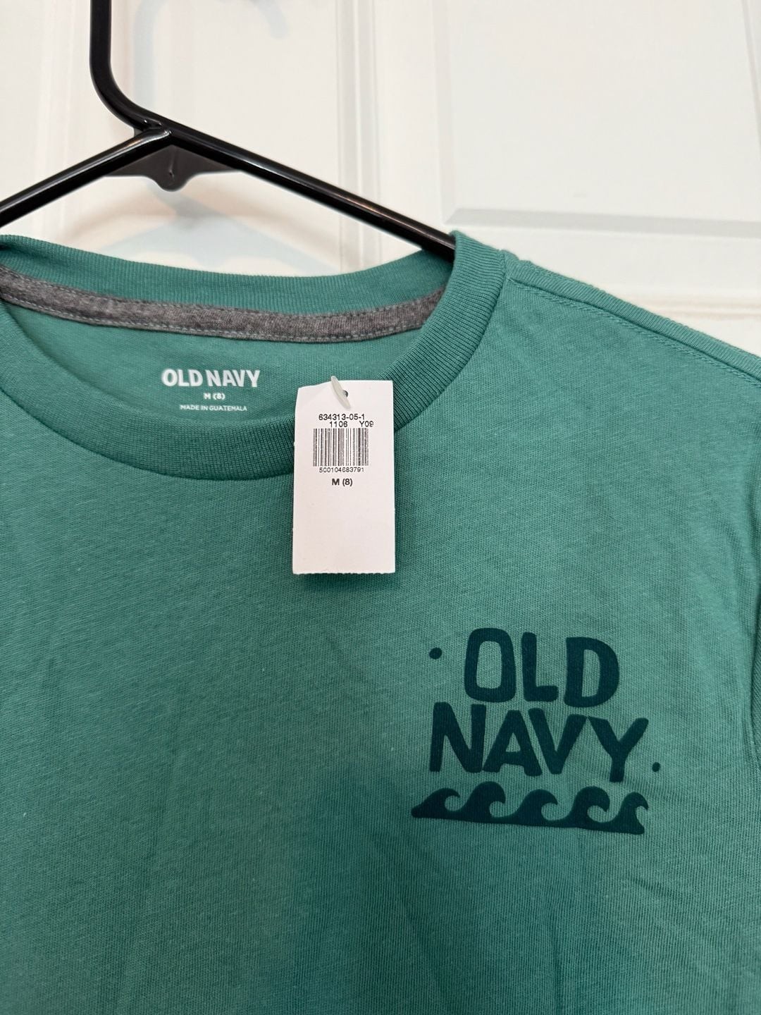 NWT Old Navy Boys Green California Bear Graphic T-Shirt Size M (8)