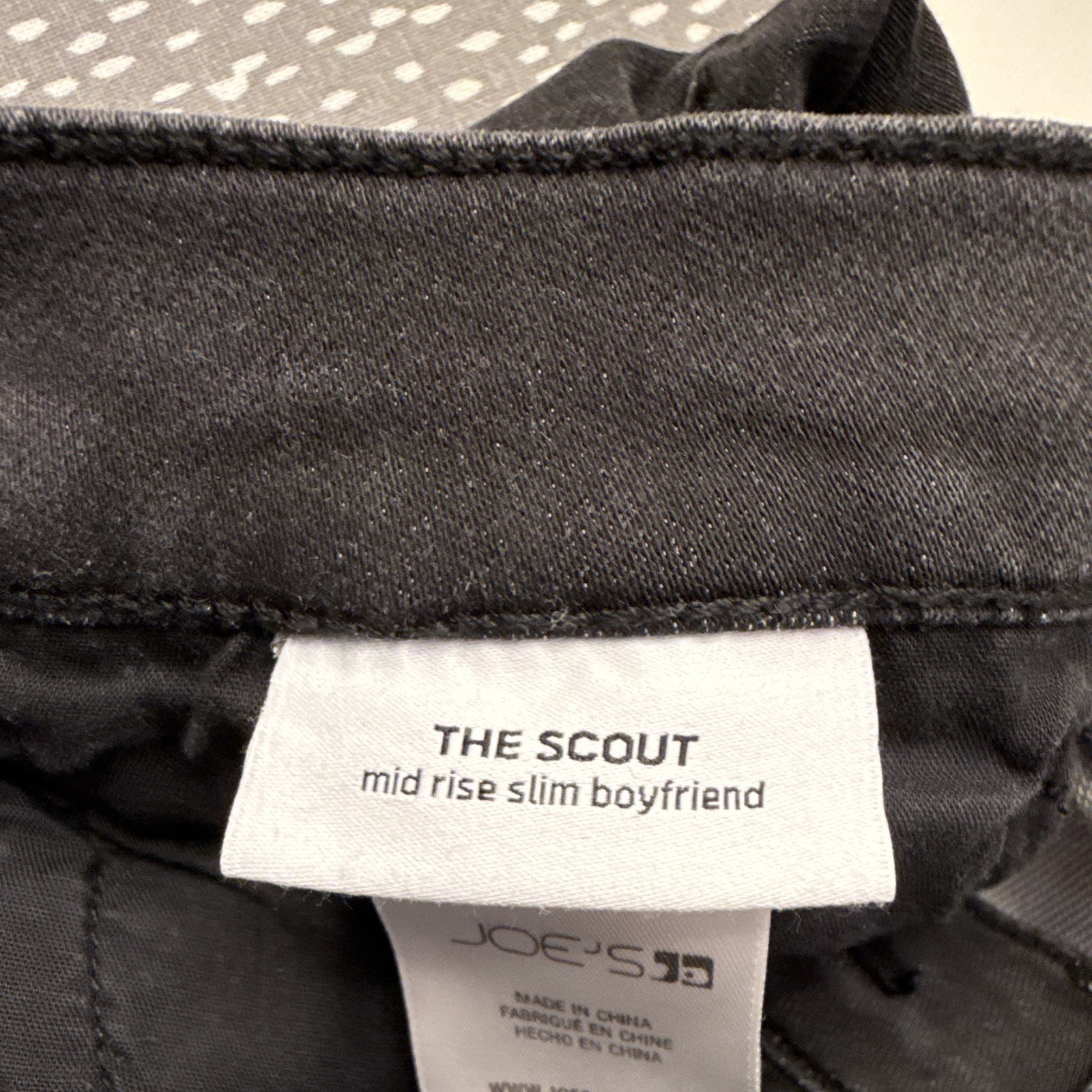 Joes Jeans The Scout Size 29 Women’s Black denim