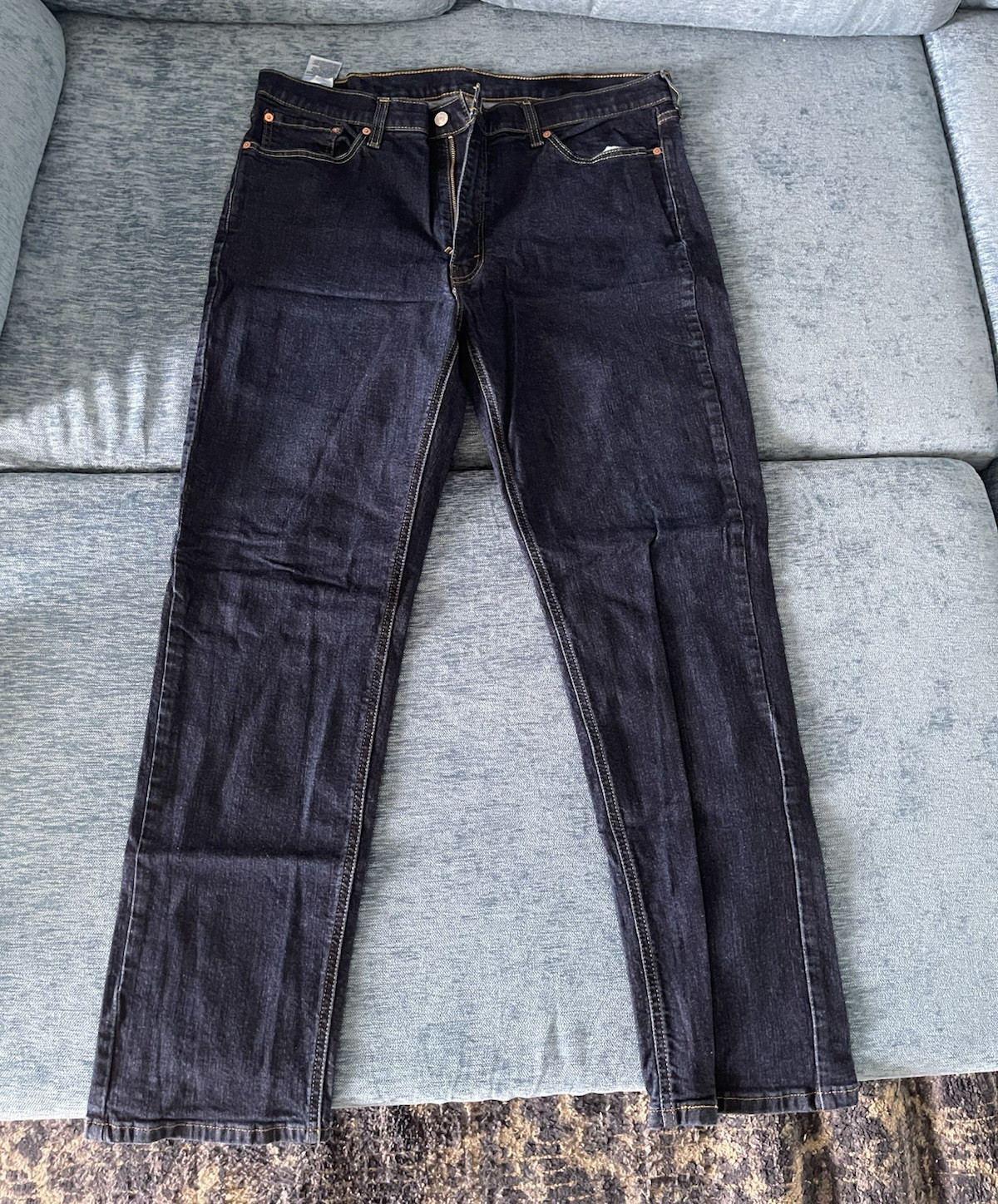 Levi’s 541 40×34 Men’s Dark Wash Blue Denim Jeans Athletic Fit Tapered 5-Pocket