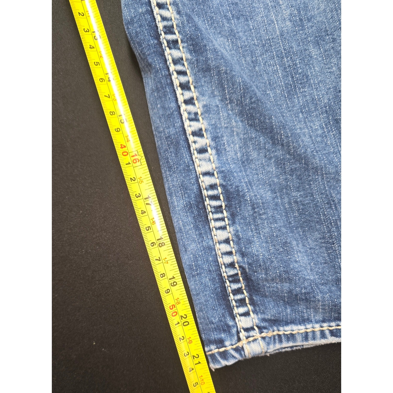 Silver Suki Capri Jeans Womens 30×21 Blue Bootcut Cropped Fluid Denim