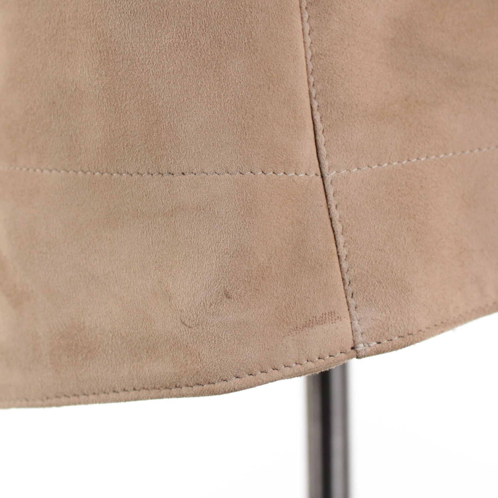 Rifugio NWD Vest / Bodywarmer Size 58 (3XL US) In Solid Tan Suede Handmade