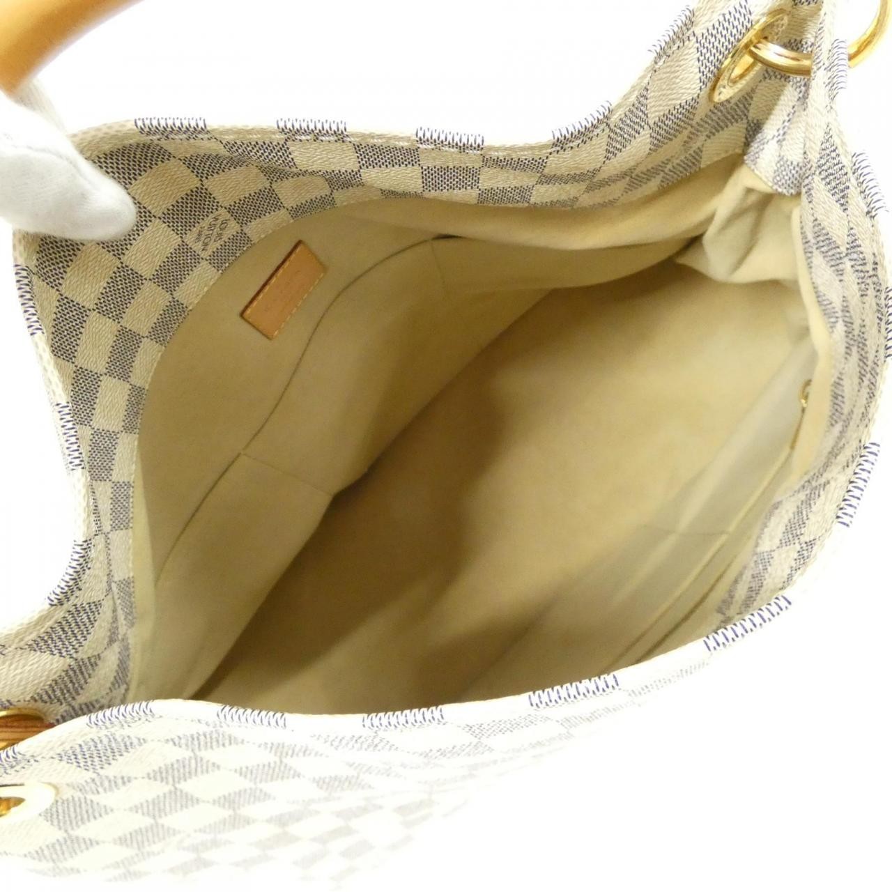 Authentic Louis Vuitton Damier Azur Artsy MM N41174 Shoulder Bag #270-004-32…