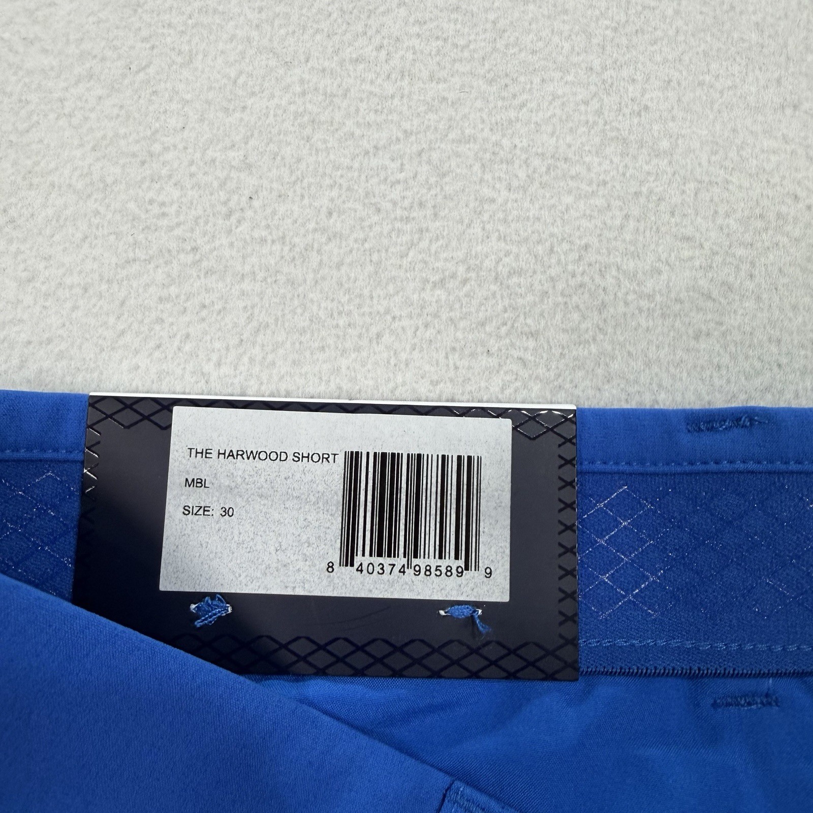 NWT Holderness & Bourne Harwood Short Men’s Size 30 Marlin Blue Performance Golf