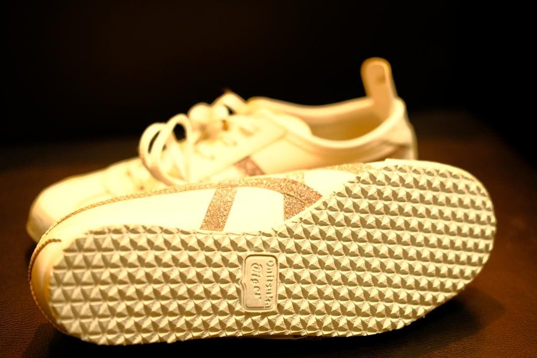 Onitsuka Tiger Mexico 66 White Rose Gold Unused Men 5.0 US