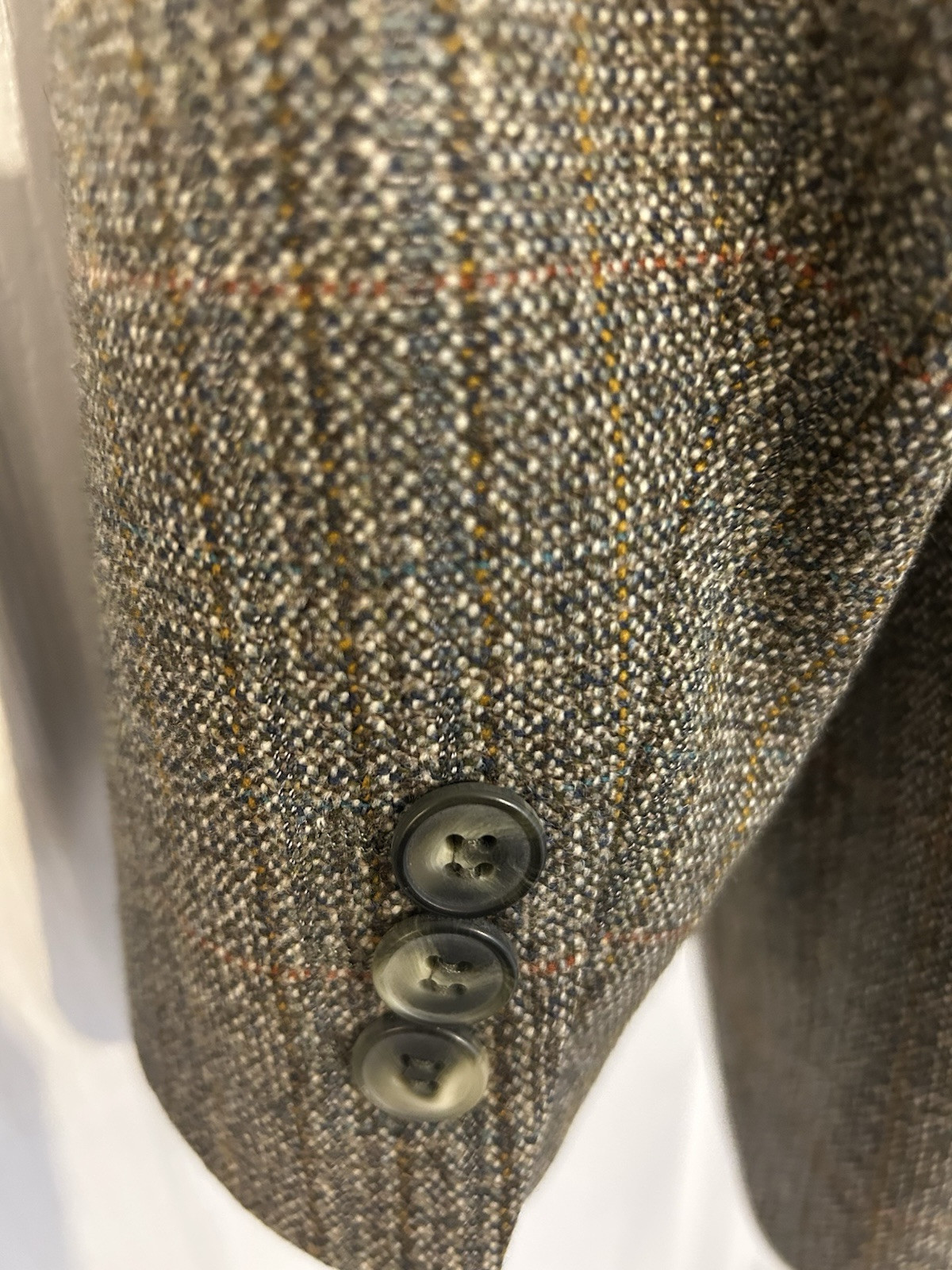 Magee Tweed Jacket Men’s Size 44, Brown/Green Smart Casual Any Season.
