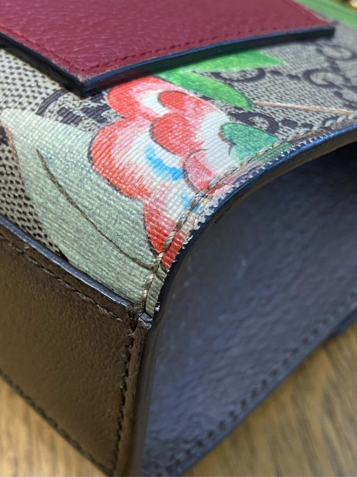 Authentic Gucci Padlock Floral Limited Edition Coated Canvas Crossbody Bag eBay