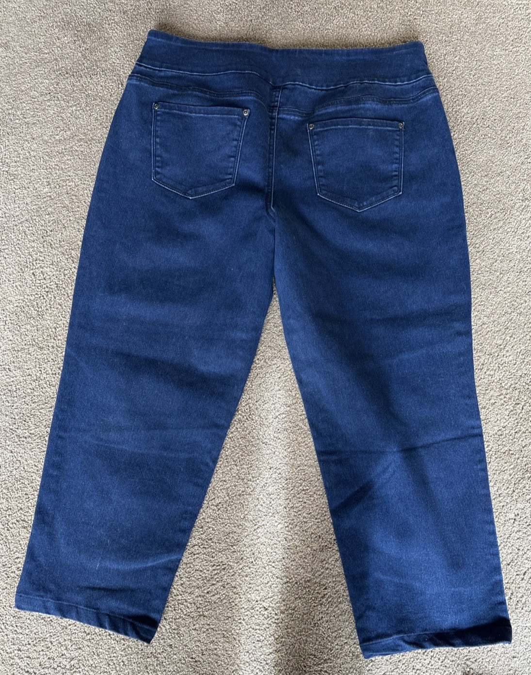 Capri Pants or Shorts Size L and Size XL Solid or Patterns or Blue Jean, White