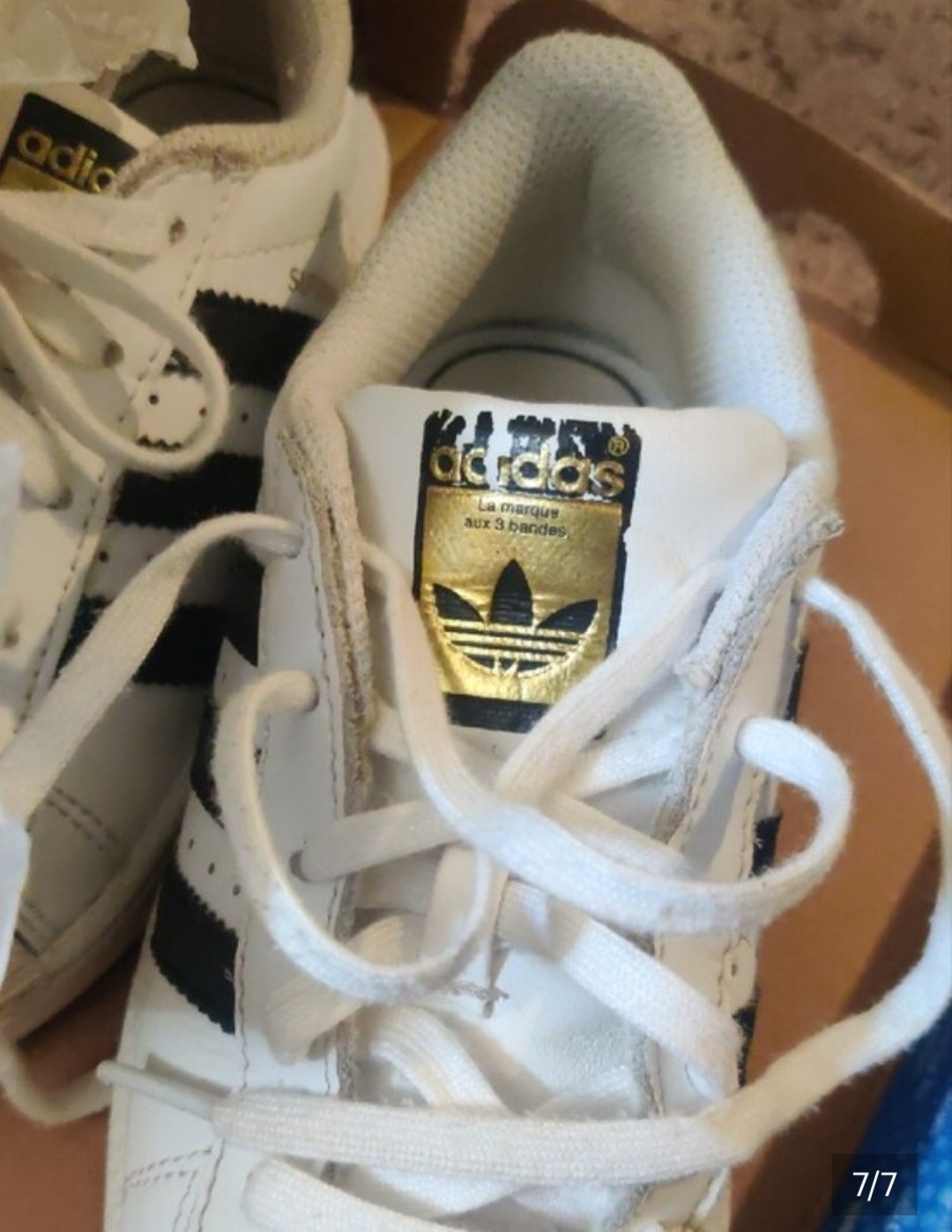 Adidas Superstar White Core Black Kids 11.5k