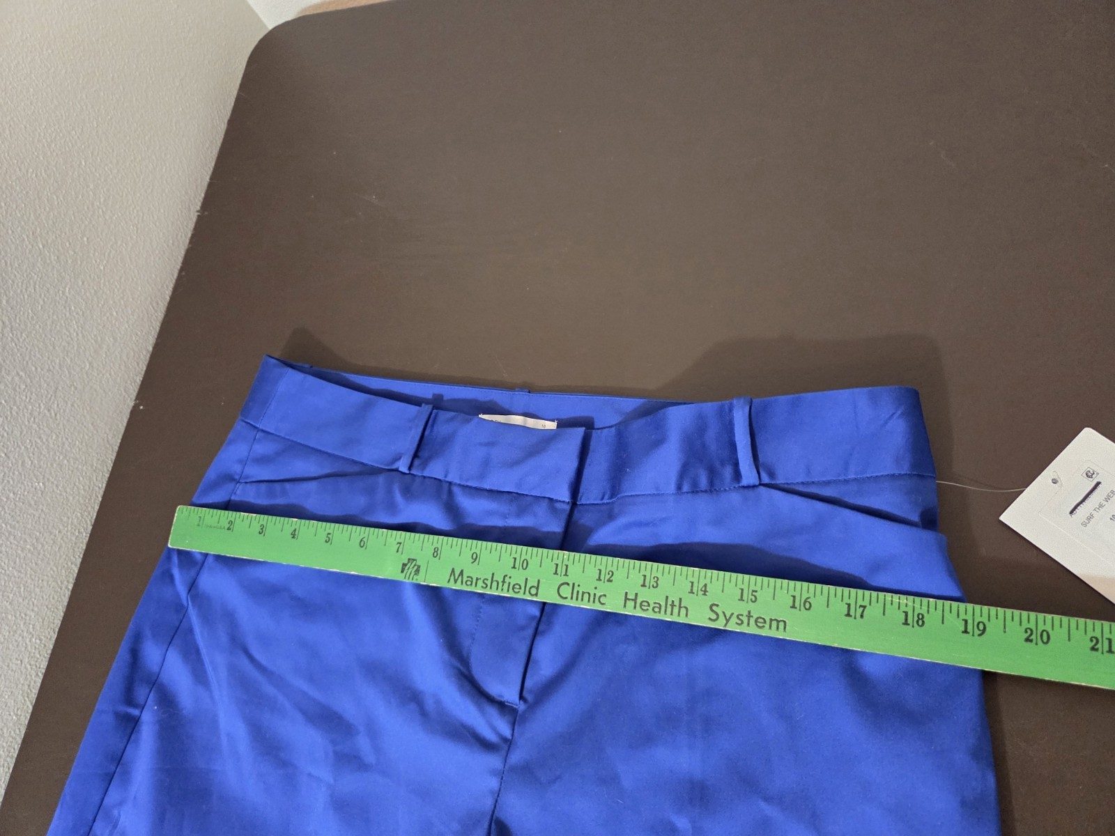 89th + Madison Womens Size 10 Blue Pants Brand New Nwt Indentations