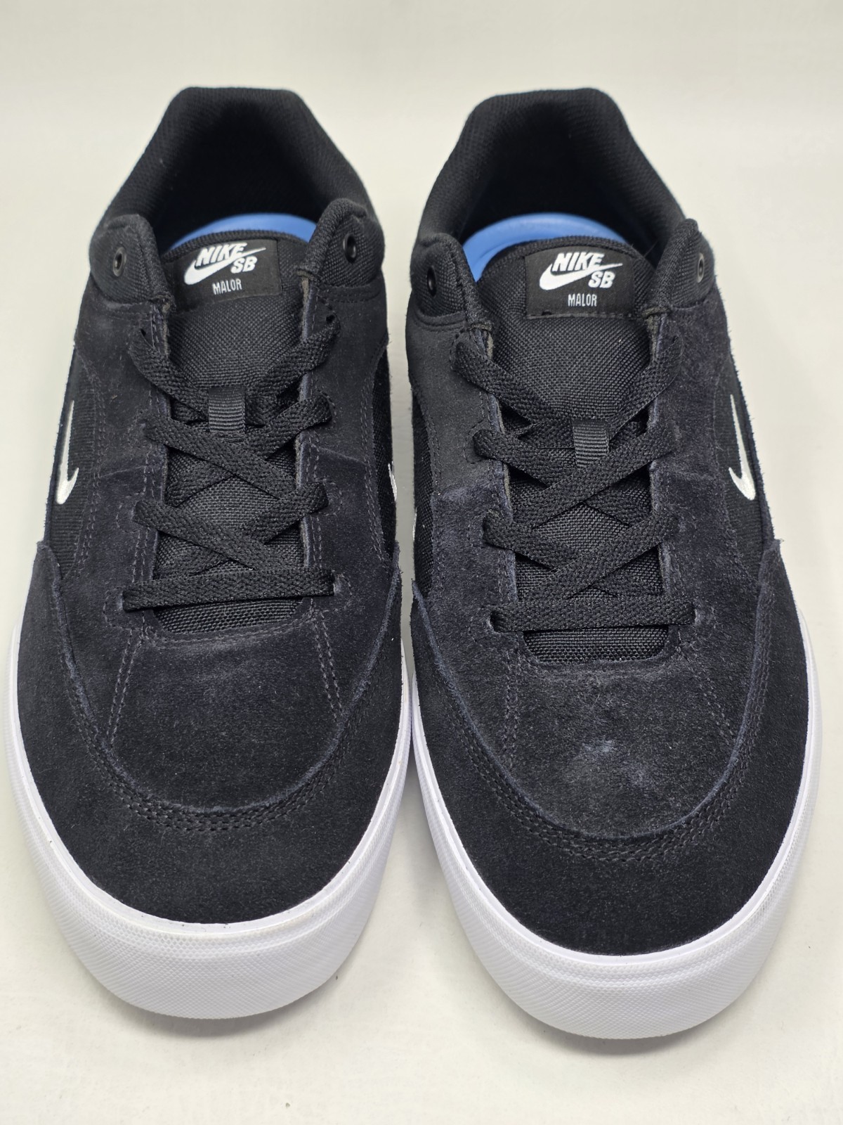 Nike SB MALOR Men’s Size 13 Shoes Black/White FV6064-001 Suede & Canvas NEW