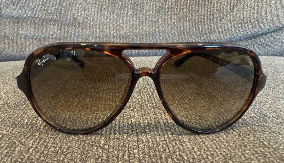 Ray-Ban Cats 5000 Classic RB4125 710/51 Havana Light Brown Gradient Sunglasses