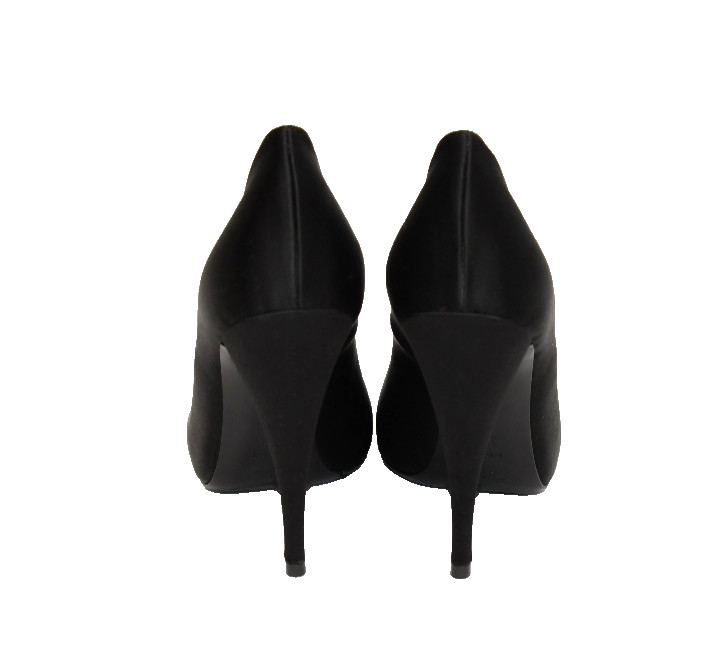 New! Saint Laurent 115mm Crystal-Embellished Satin Pumps Sz 38.5 8.5 US DD434A