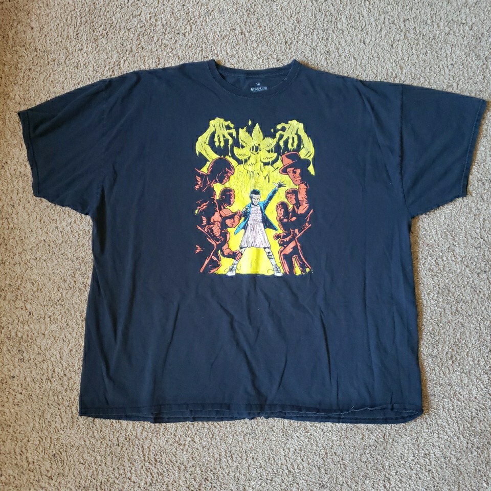 NETFLIX STRANGER THINGS Loot Crate 5XL T-Shirt Black 2017 Graphic Tee