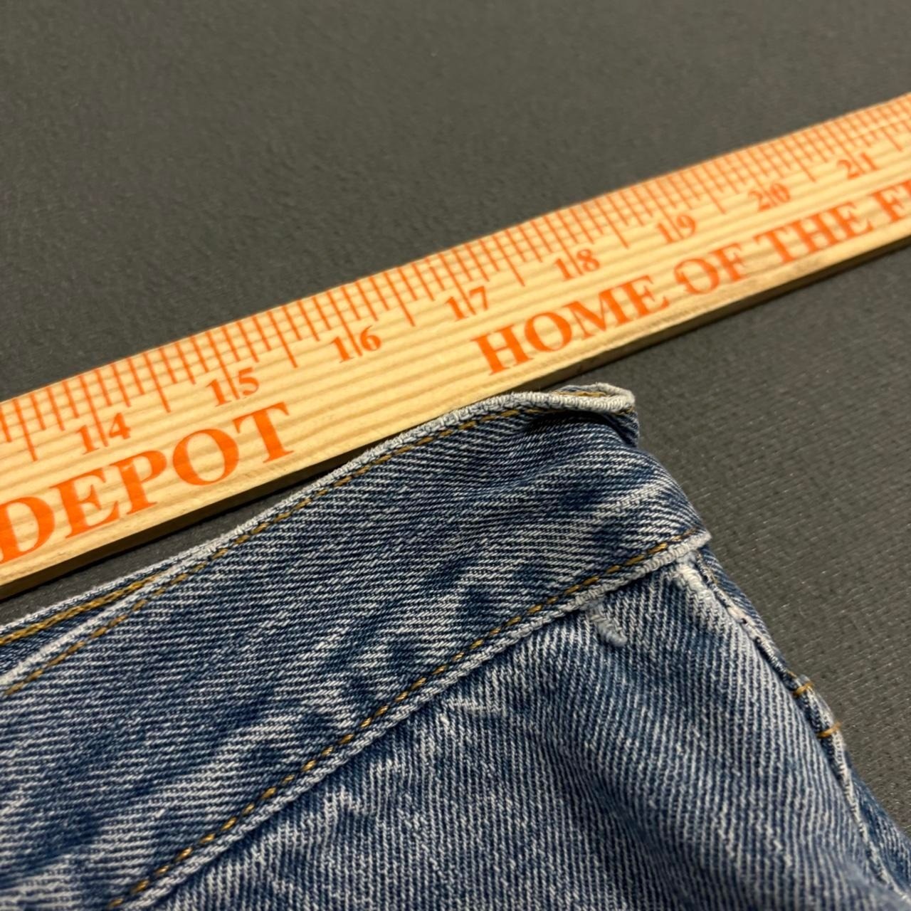 Levi’s 505 Regular Fit Jeans Straight Leg Blue Denim Men’s 34×32