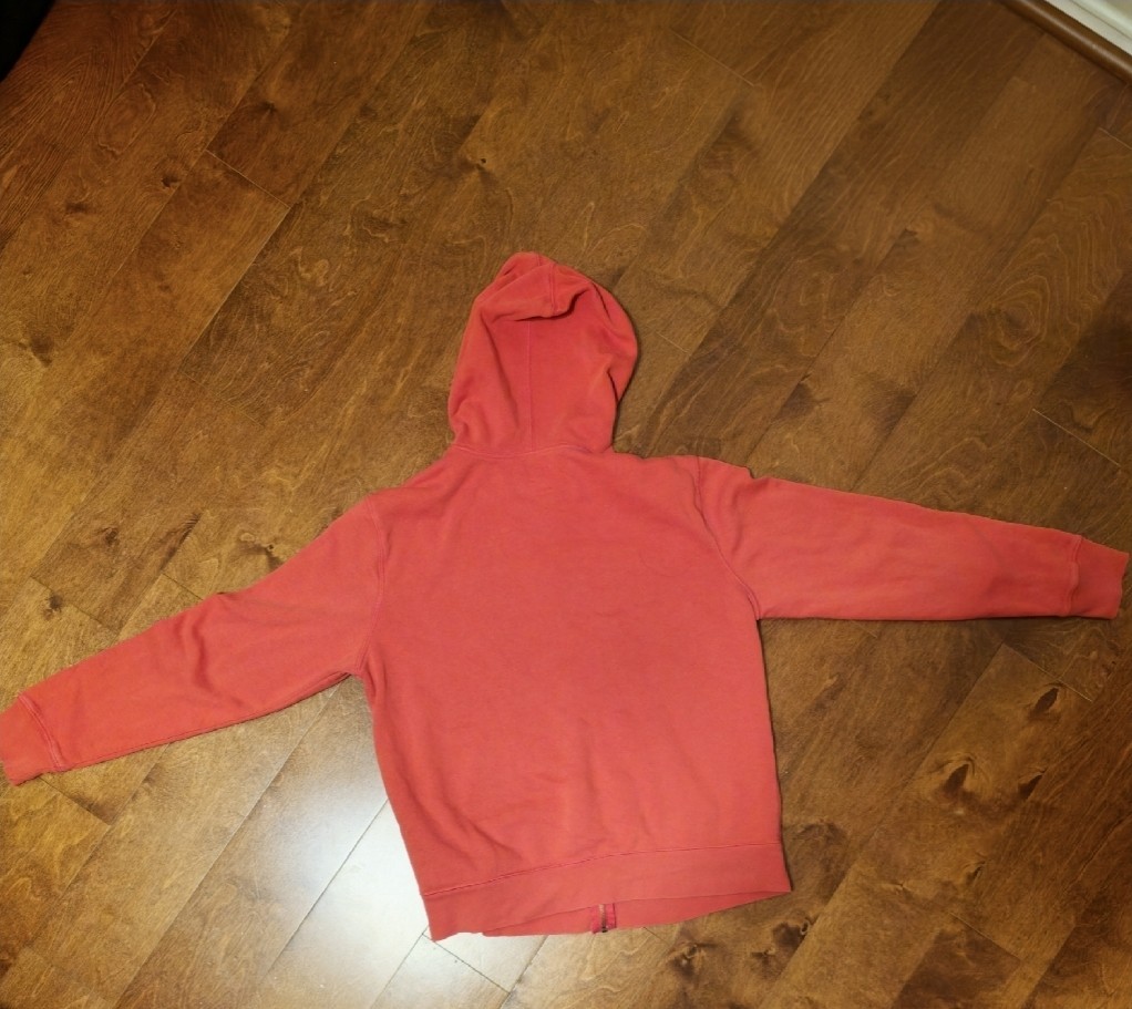 GAP Men’s Medium Red Hoodie Sweatshirt Kangaroo Pocket Arch Logo