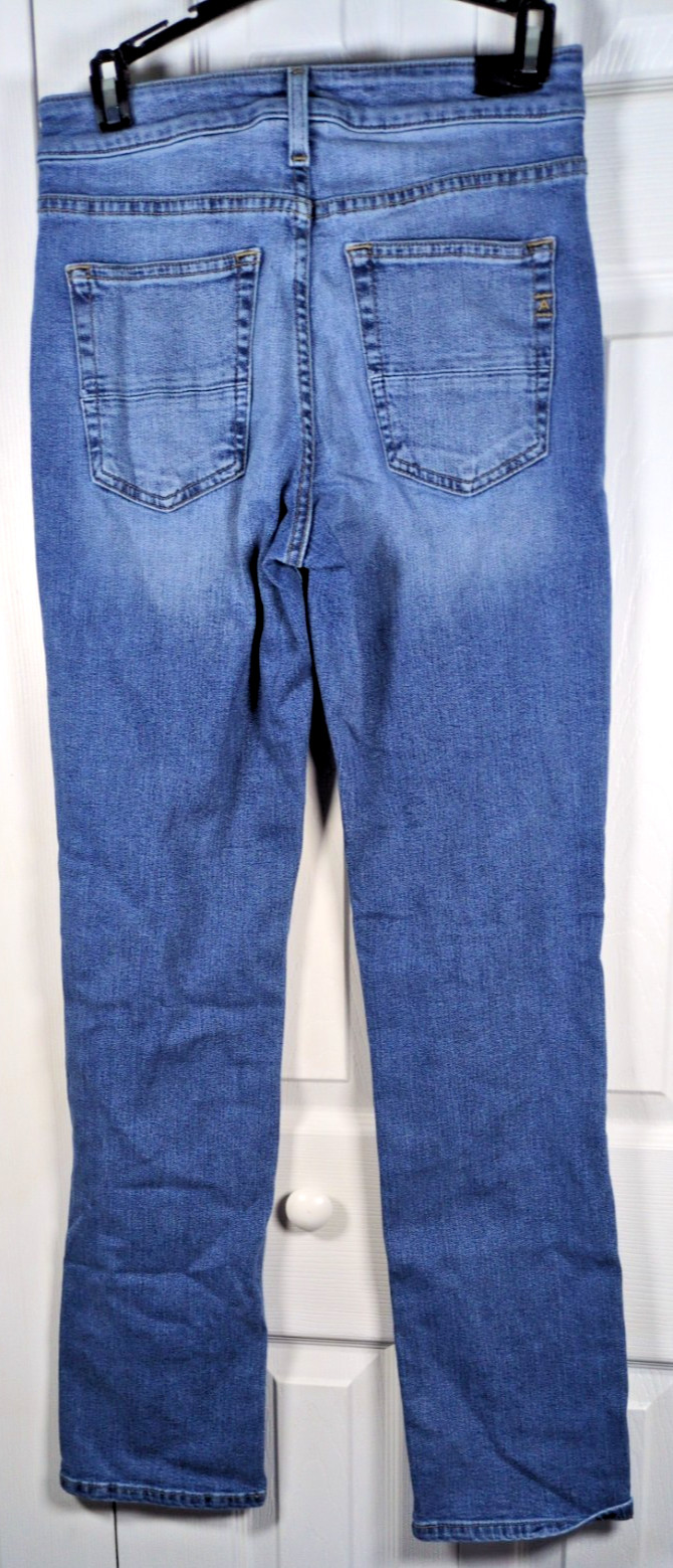 Ariat Womens Jeans 27R Blue High Rise Straight Medium Wash Western Italian Denim