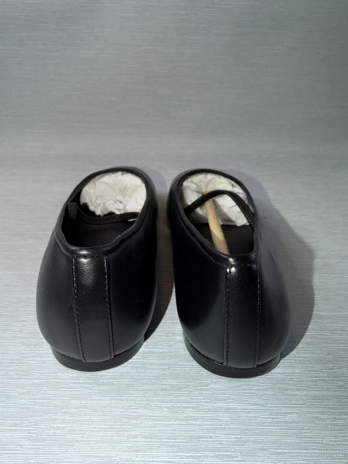 Everlane Black Leather Mary Jane Flats Square Toe Size 6.5 NWB