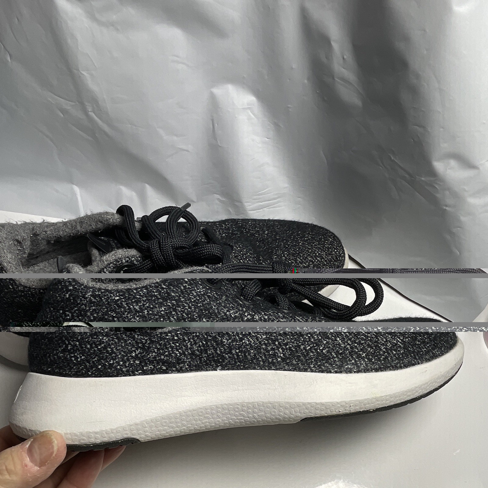 Allbirds Men’s Wool Runner Lace-Up Low Top Sneakers Gray WRM1W9
