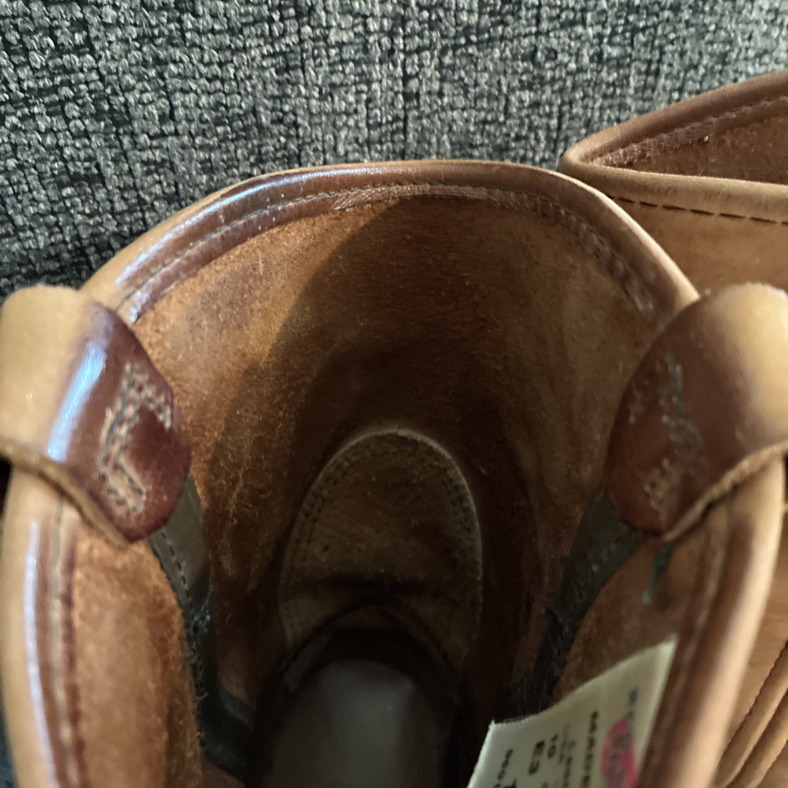 Red Wing Pecos 1105 SuperSole Soft Toe Boots Mens 10 E3 3E Extra Wide Tan Leathe
