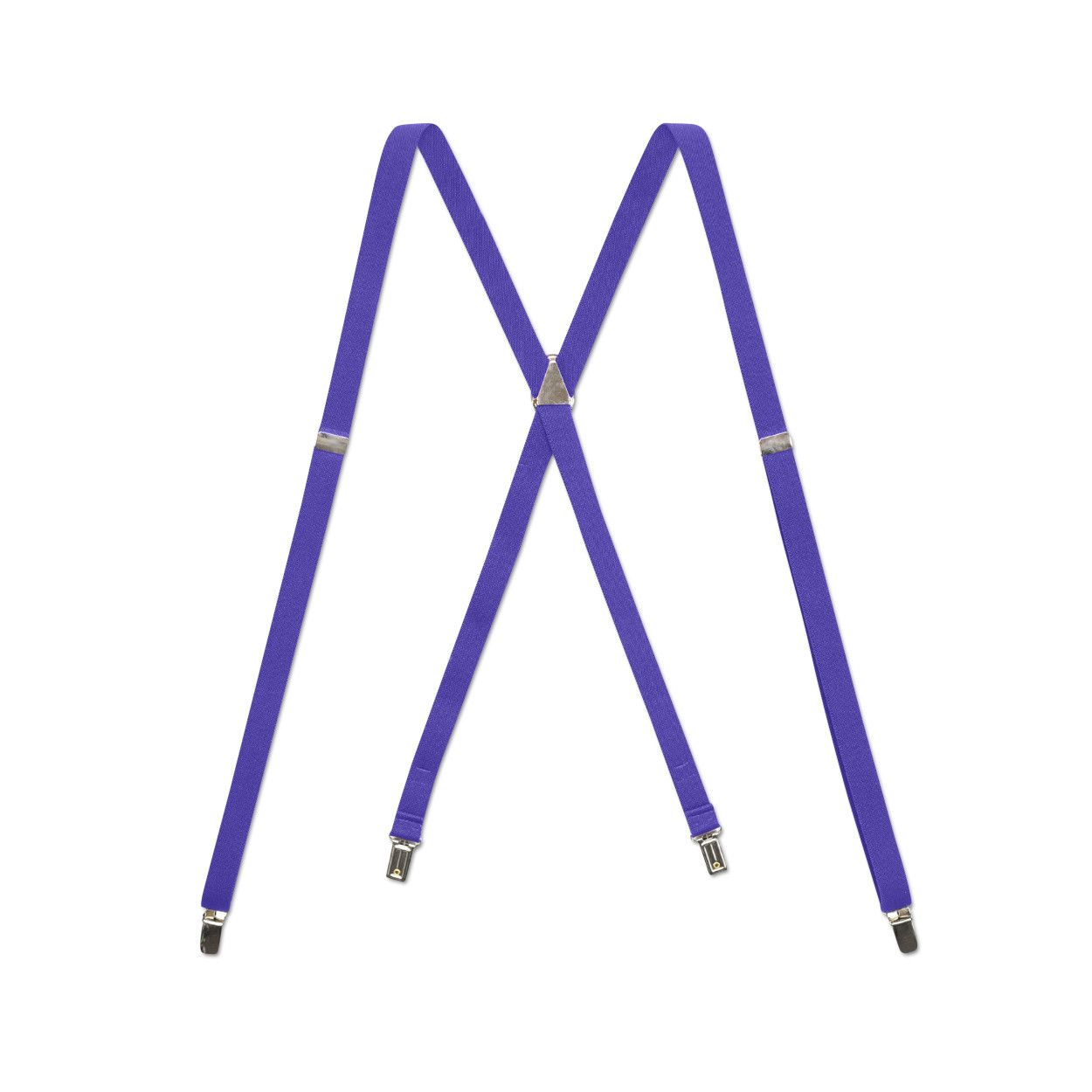 Men’s Thin Suspenders – X/Y Back with Chromed Snap Ons, USA Made