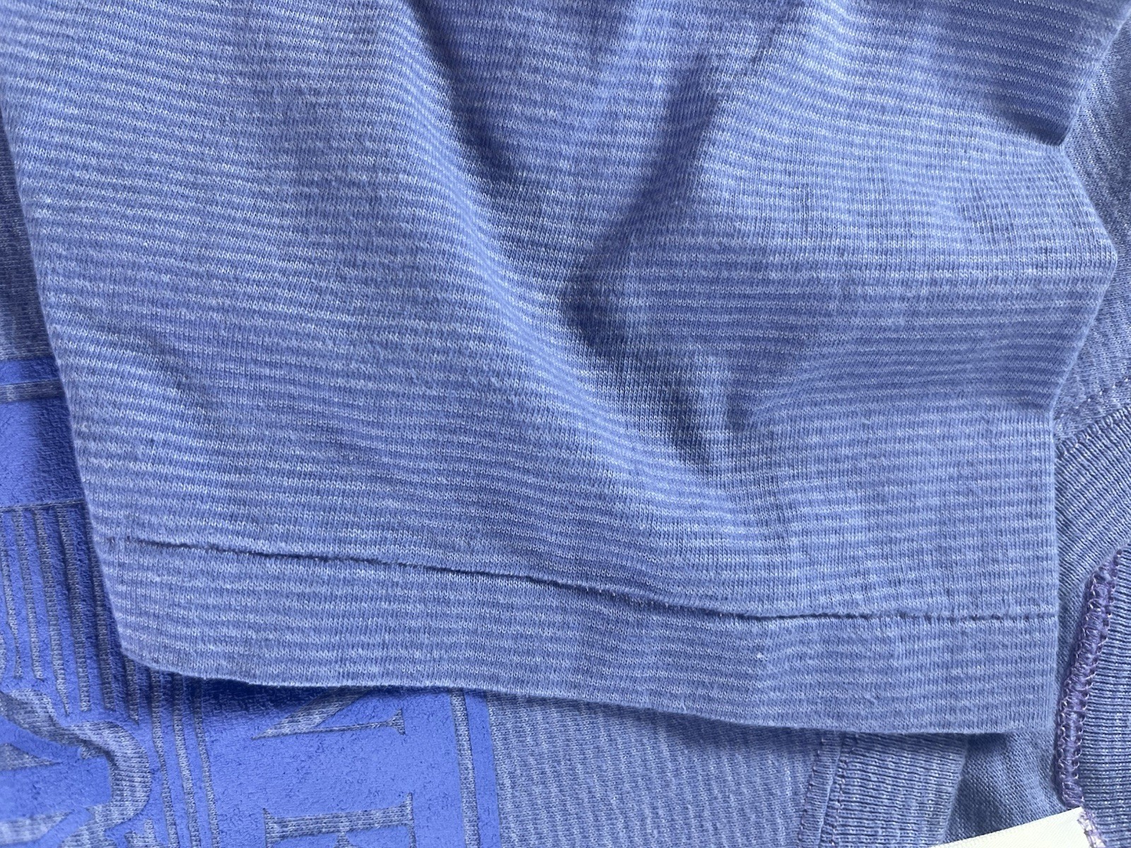 Vintage 80s 90s Striped Shirt Mens XL San Francisco California Blue USA Made