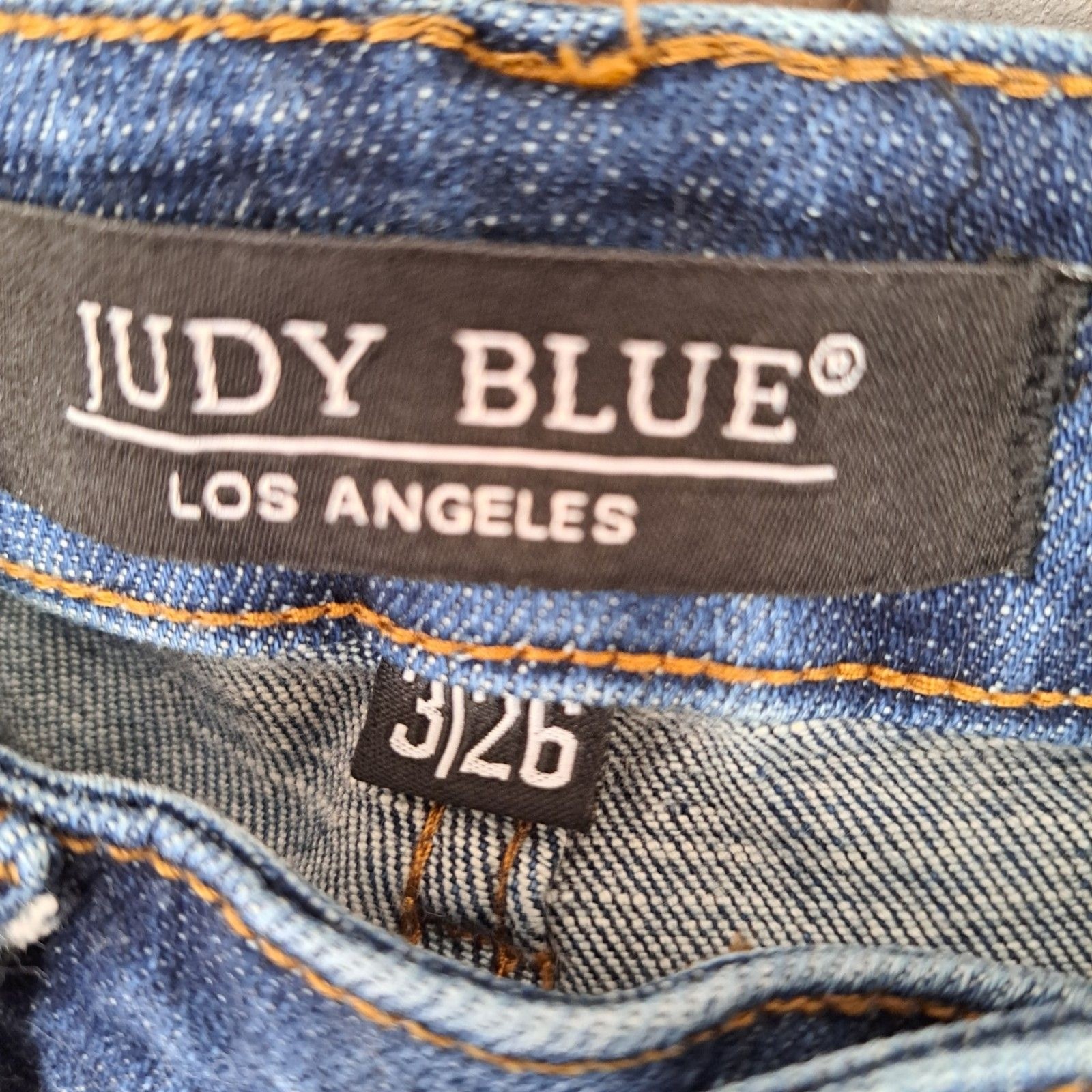 Judy Blue Jeans Women’s Size 3 26″x28″ Blue Ripped Distressed Skinny Fit Stretch