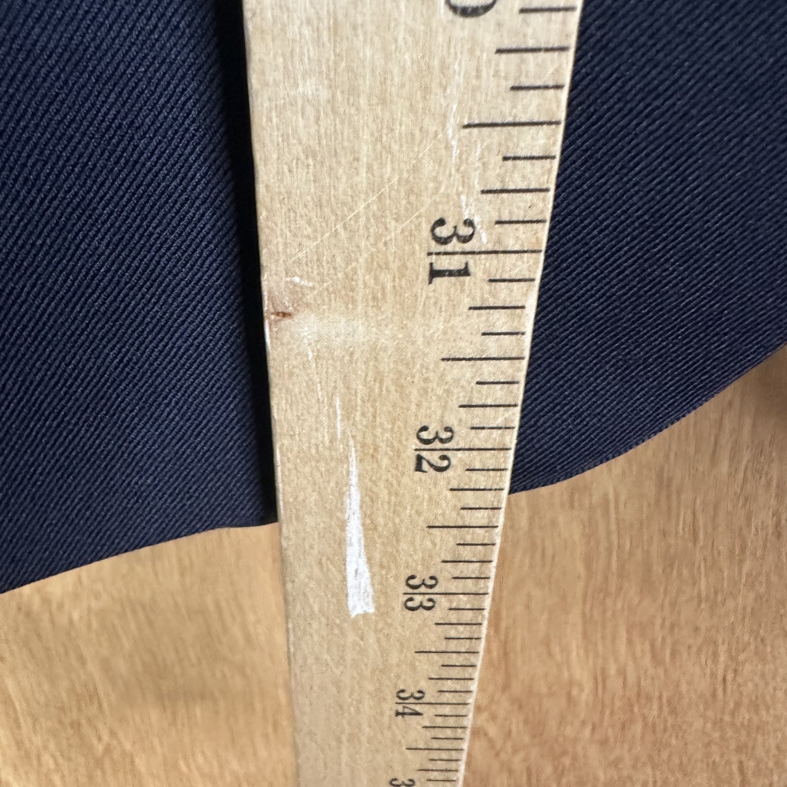 Peter Millar Blazer Mens 42R Navy Blue Solid 2 Button 100% Wool Canvased Jacket