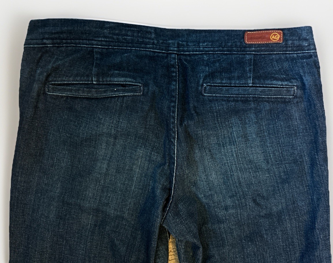 Adriano Goldschmied AG Jeans The Royale Flare Wide Leg Dark Wash Size 31R