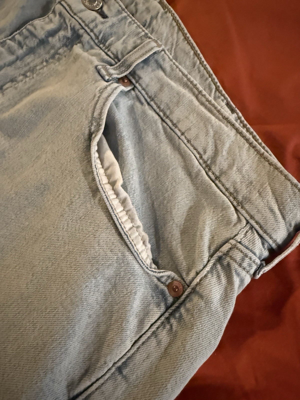 Levi’s 505 Regular Fit Jeans Men’s 38×30 Light Wash
