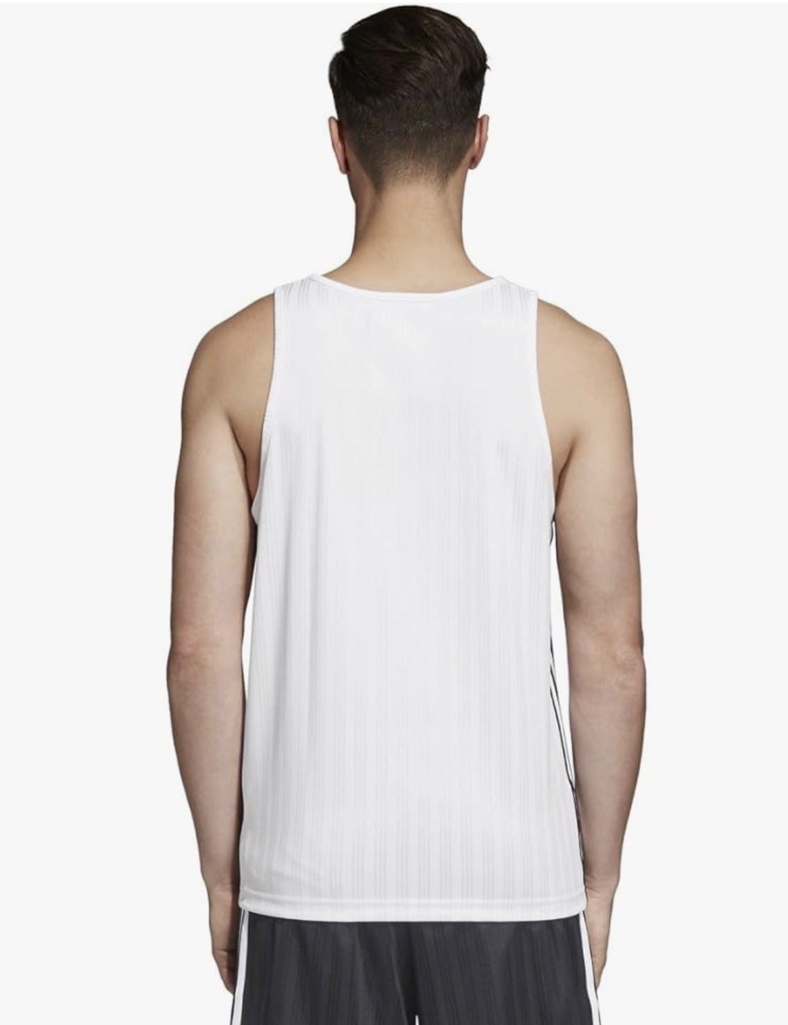 Adicolor Trefoil Logo White Vest: CV8609 – Mens Small