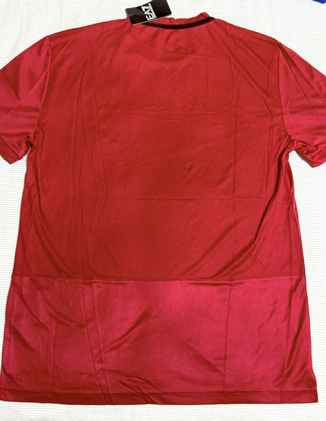 Emporio Armani EA7 Men’s Red Dynamic Athlete Jersey Tee T-Shirt M