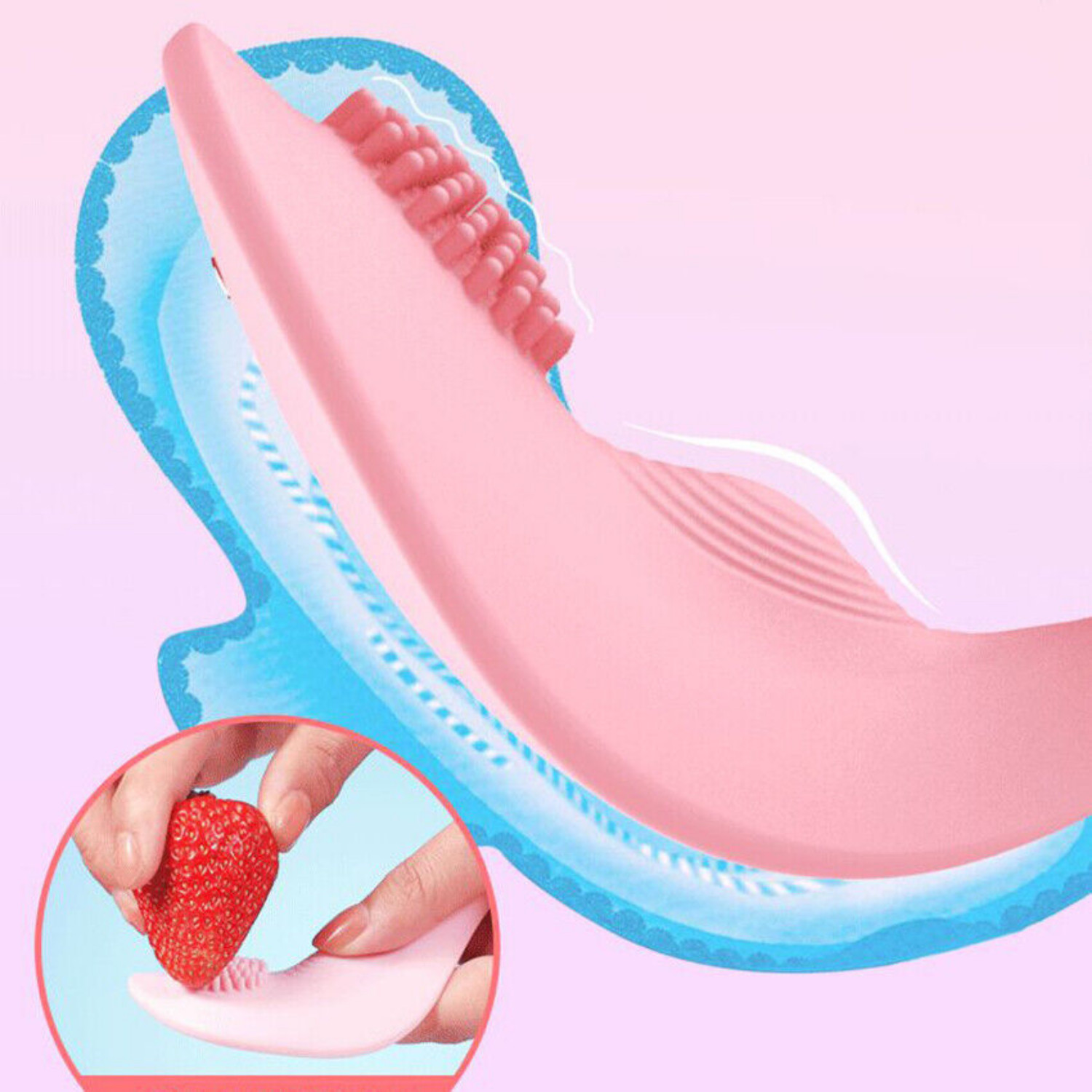 APP Remote Control Vibrating Panties C-String Rechargeable Toy Waterproof Sexy