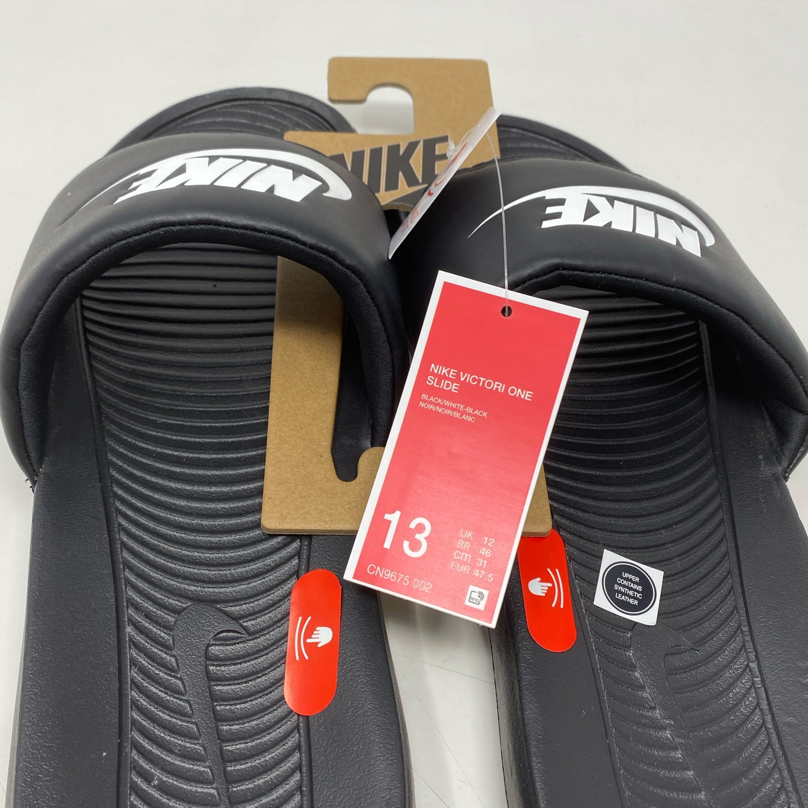 Nike Victori One Slides Black/White Men’s 13 CN9675-002