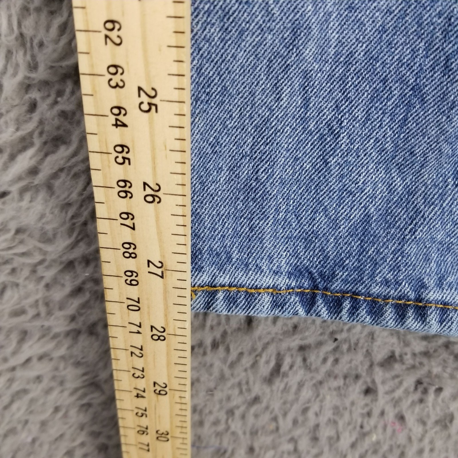 Levis Jeans Mens 36×29 Blue 501 Cotton Denim Button Fly Straight *Read*