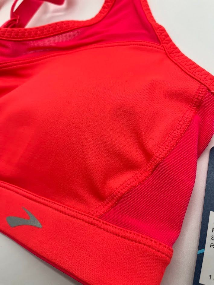 Brooks FastForward Womens Sports Bra Large Pink Crossback Running